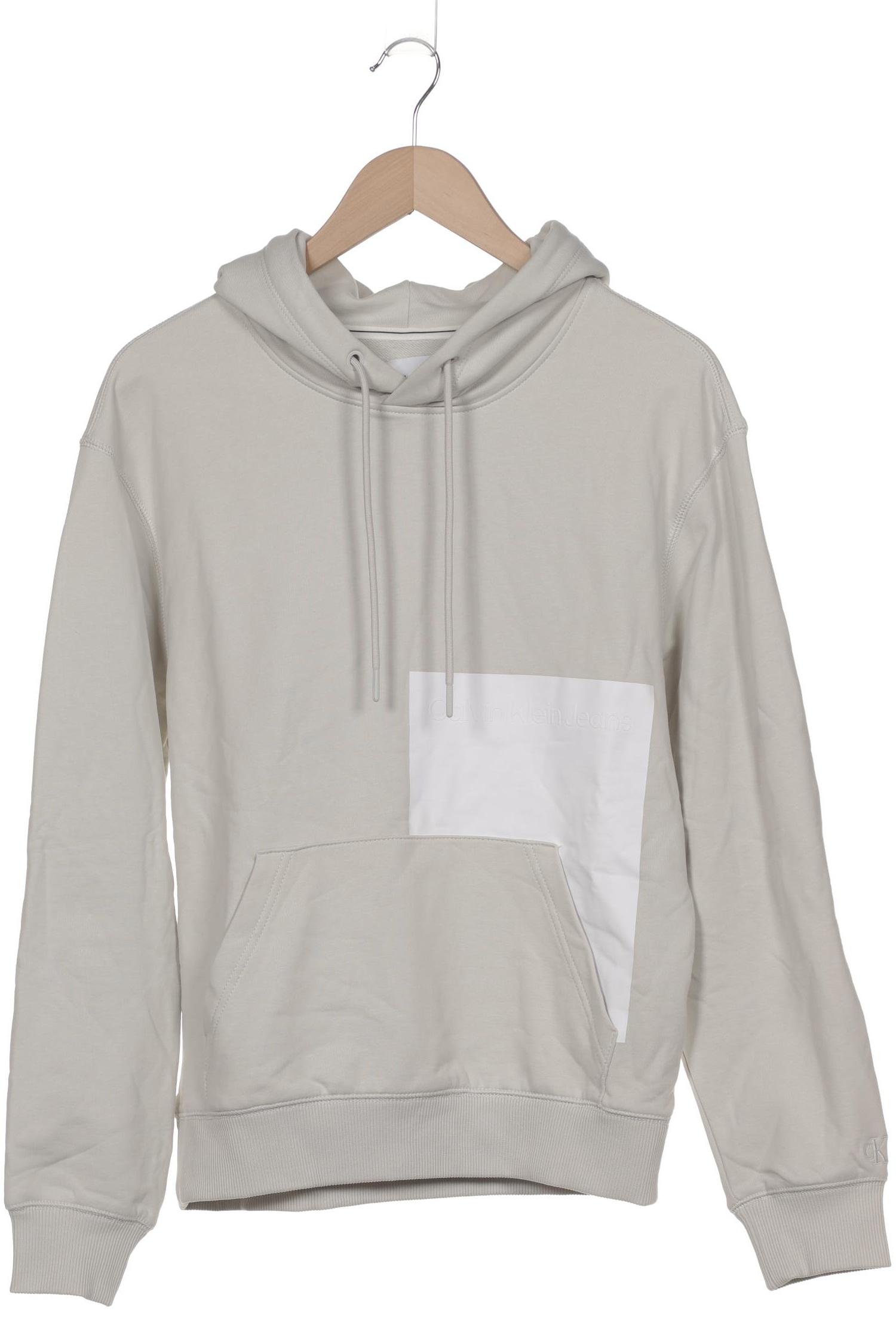 

Calvin Klein Jeans Herren Kapuzenpullover, cremeweiß, Gr. 44