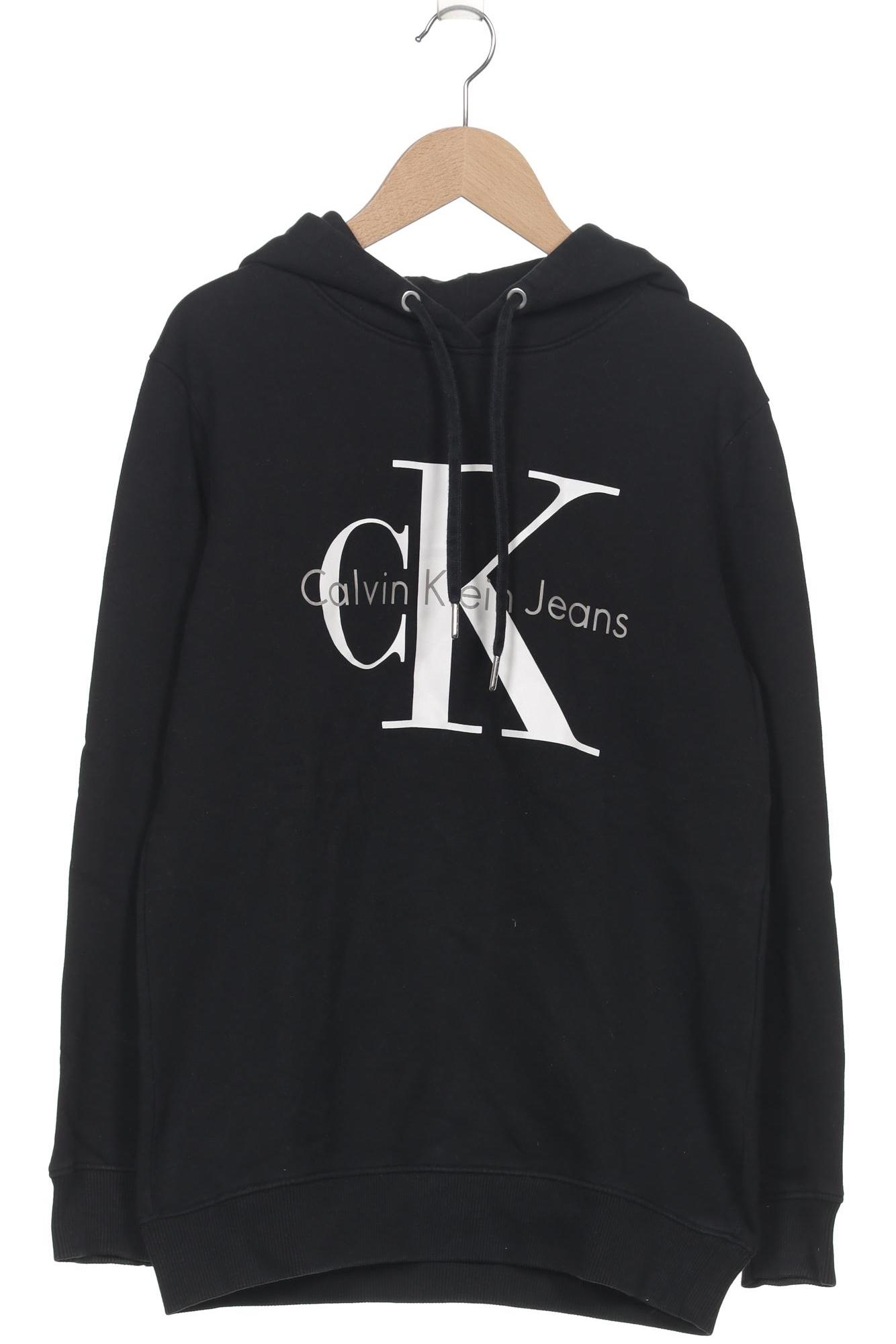 

Calvin Klein Jeans Damen Kapuzenpullover, schwarz, Gr. 34