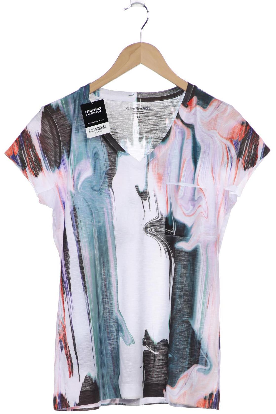 

Calvin Klein Jeans Damen T-Shirt, mehrfarbig, Gr. 42