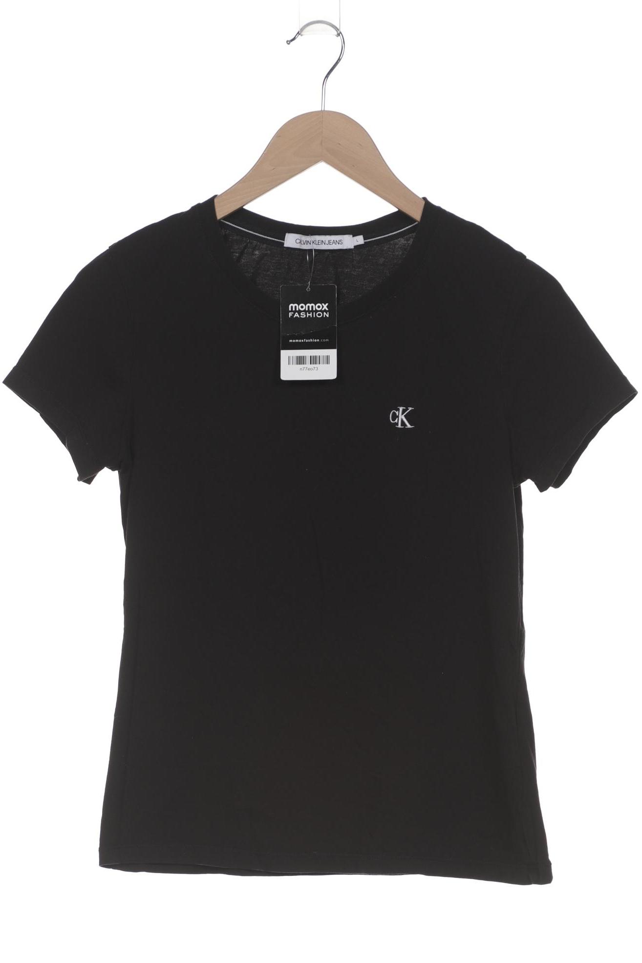 

Calvin Klein Jeans Damen T-Shirt, schwarz, Gr. 42