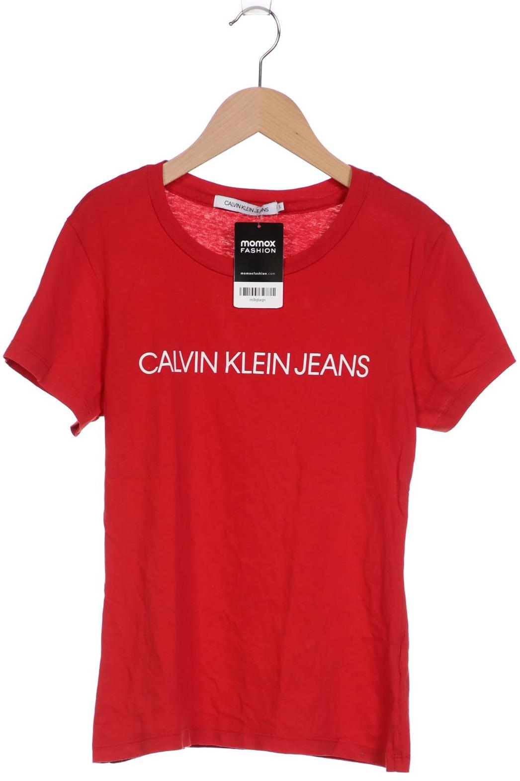 

Calvin Klein Jeans Damen T-Shirt, rot, Gr. 36