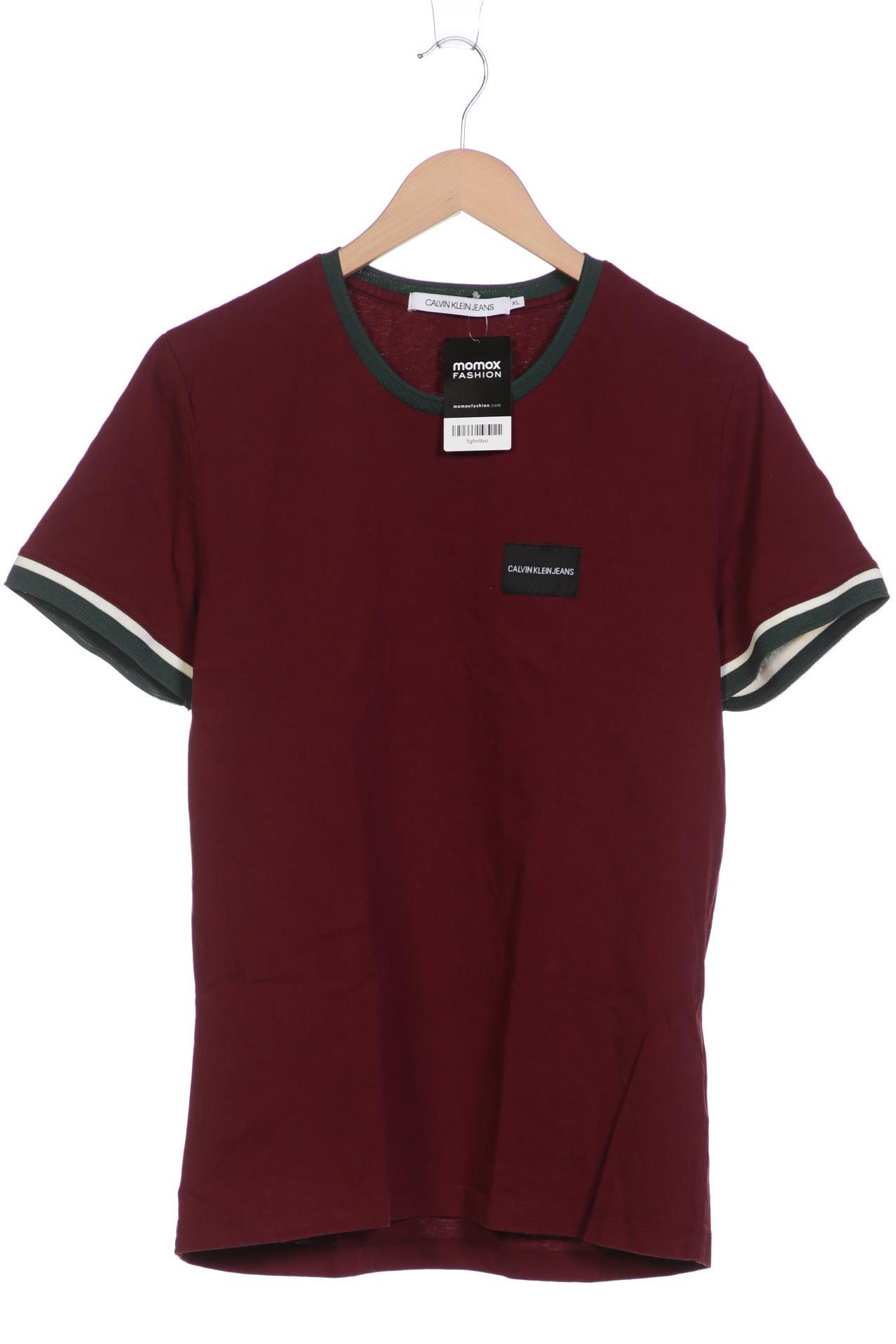 

Calvin Klein Jeans Herren T-Shirt, bordeaux, Gr. 54