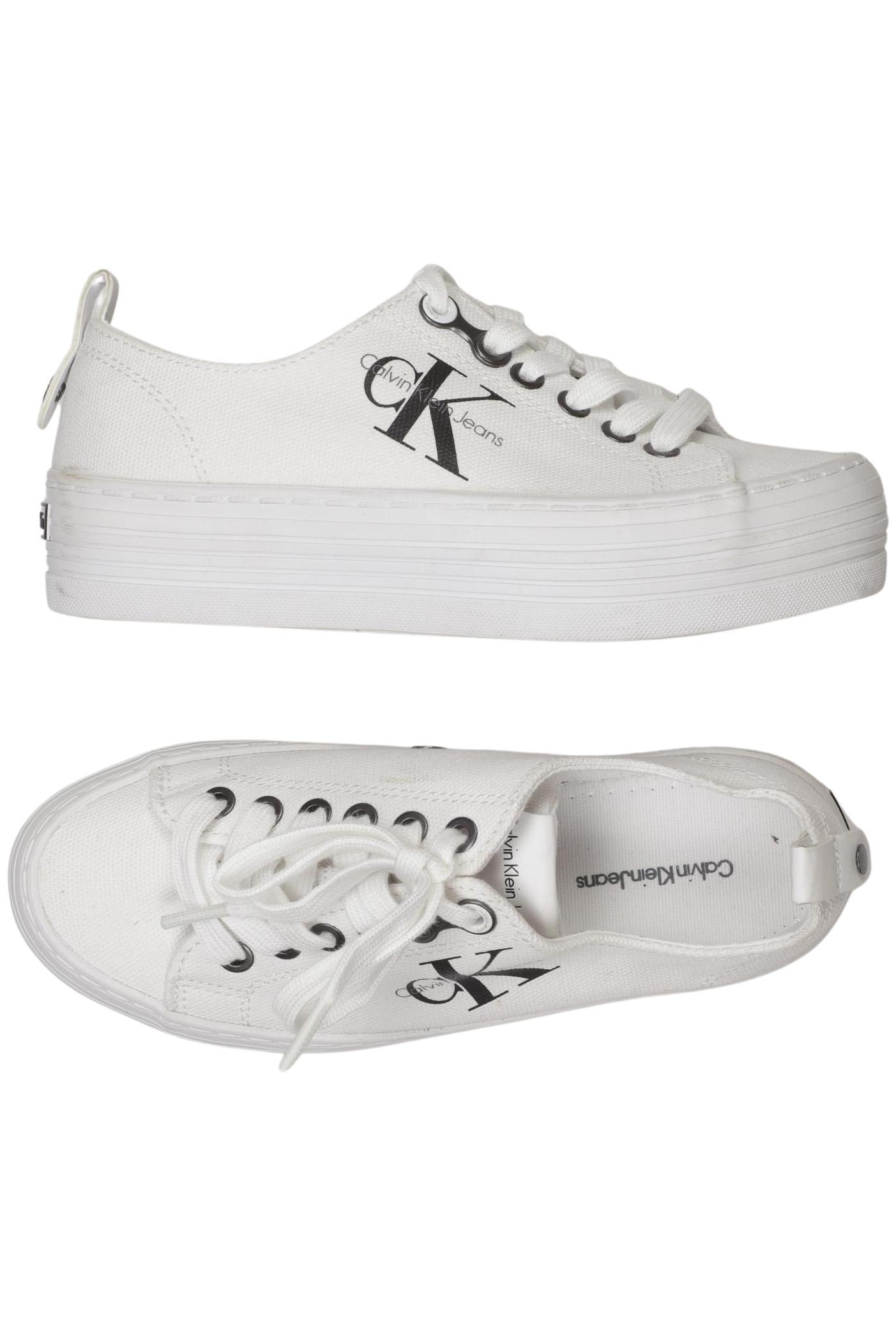 

Calvin Klein Jeans Damen Sneakers, weiß, Gr. 35