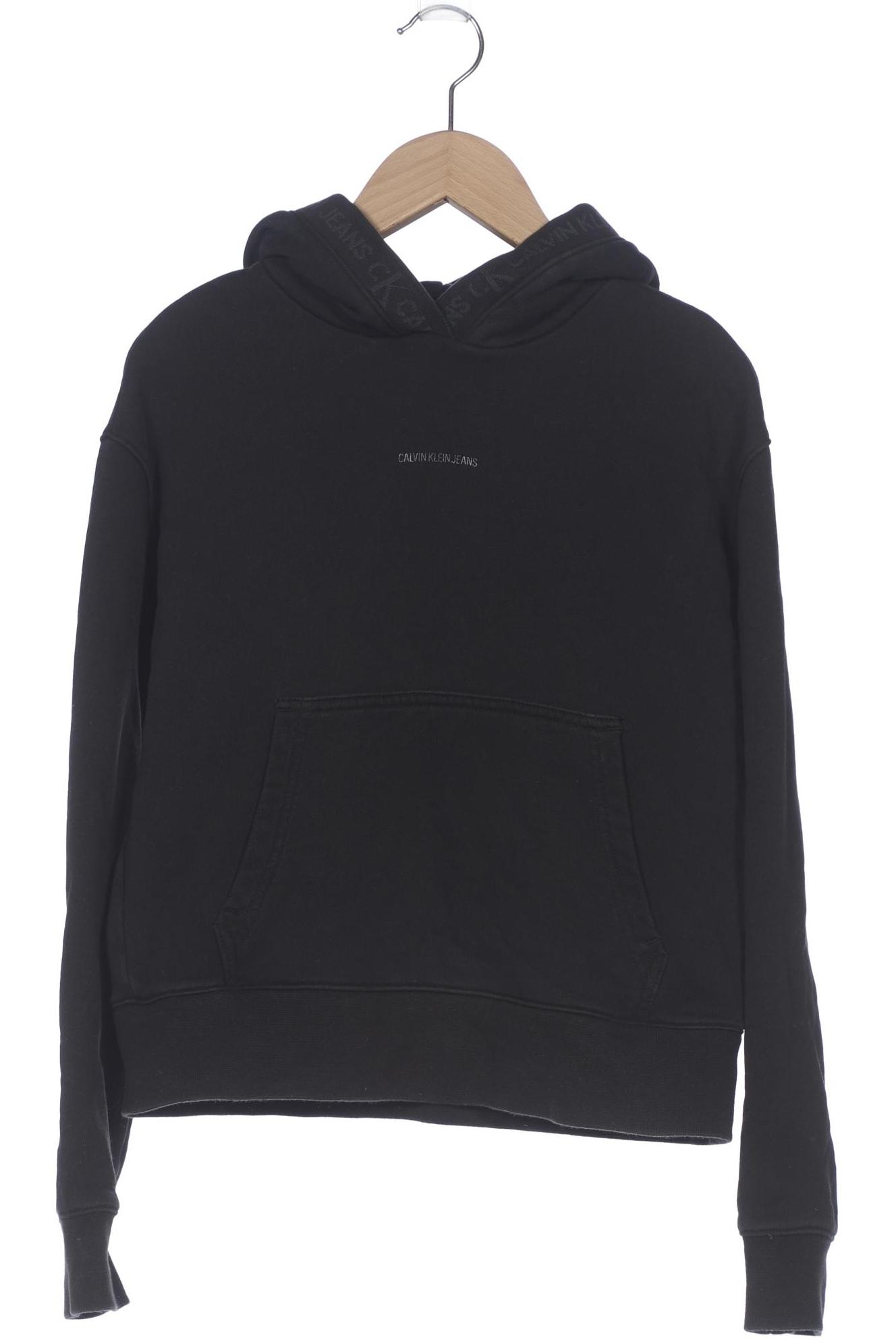 

Calvin Klein Jeans Damen Kapuzenpullover, schwarz, Gr. 34