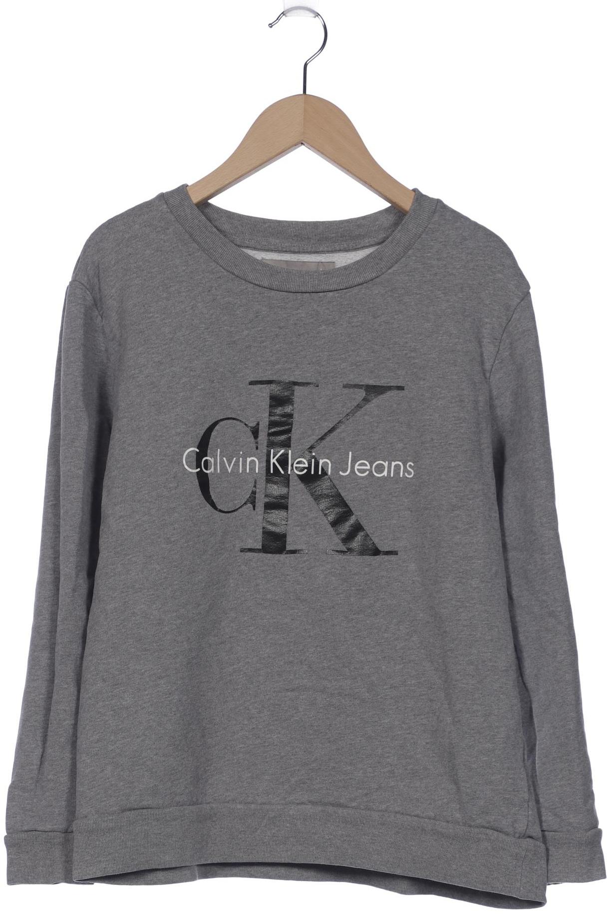 

Calvin Klein Jeans Damen Sweatshirt, grau, Gr. 34