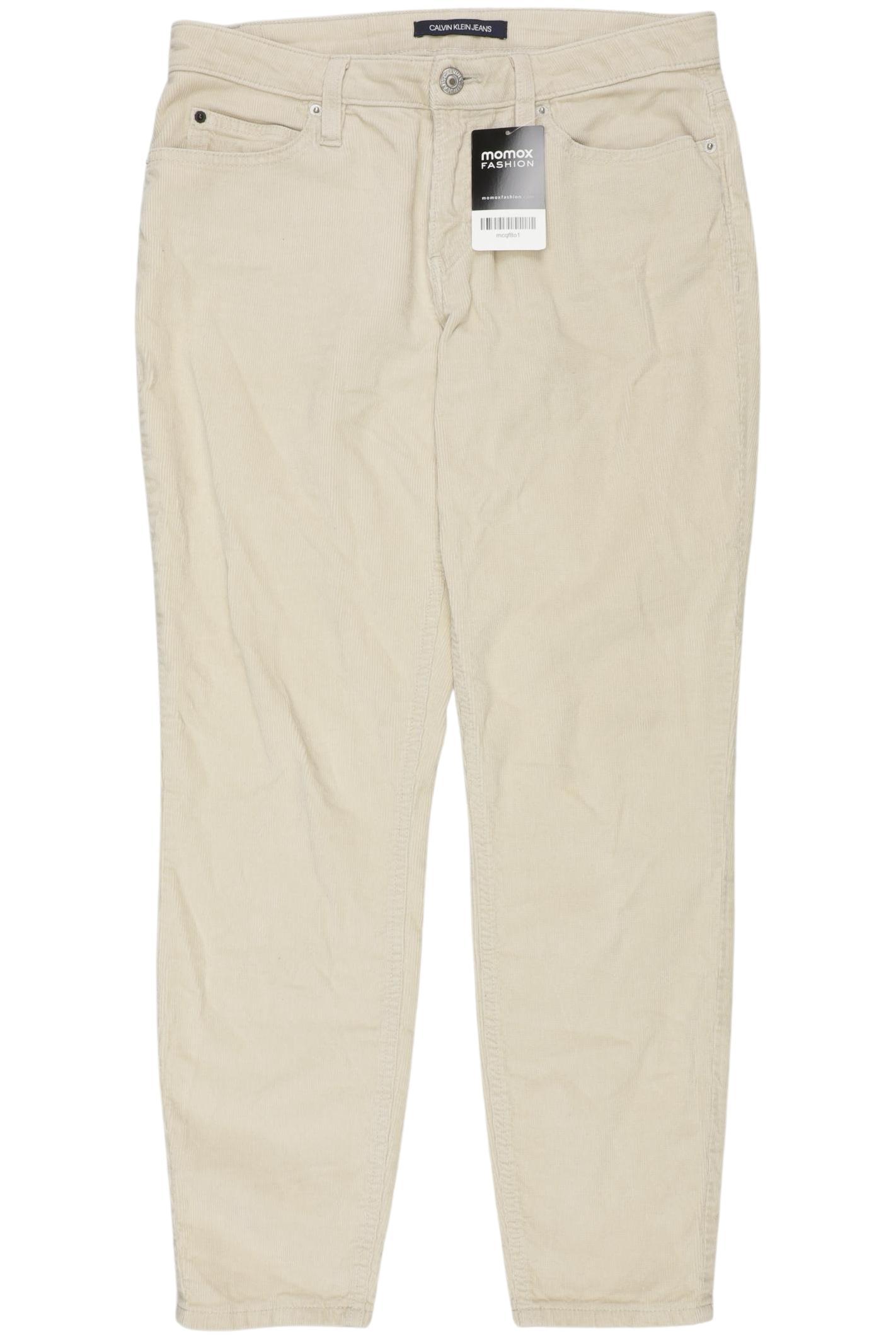 

Calvin Klein Jeans Damen Stoffhose, beige, Gr. 8