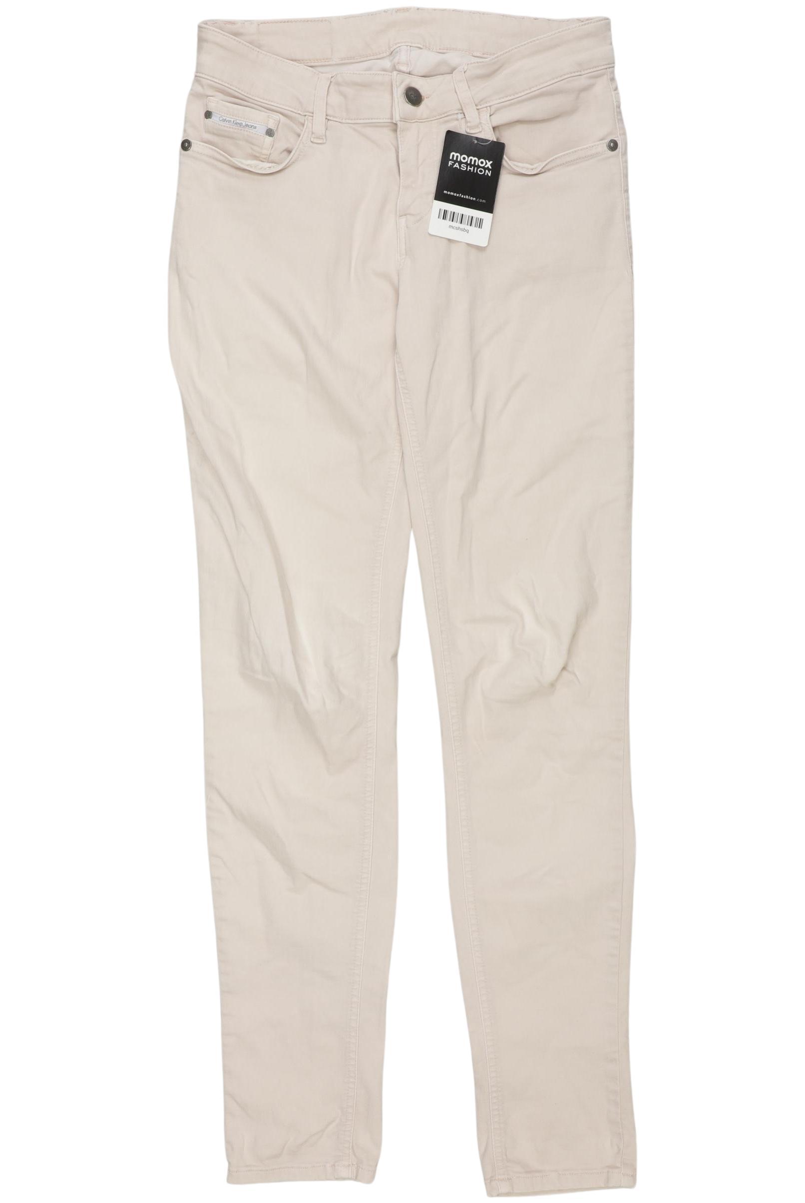 

Calvin Klein Jeans Damen Stoffhose, beige, Gr. 26