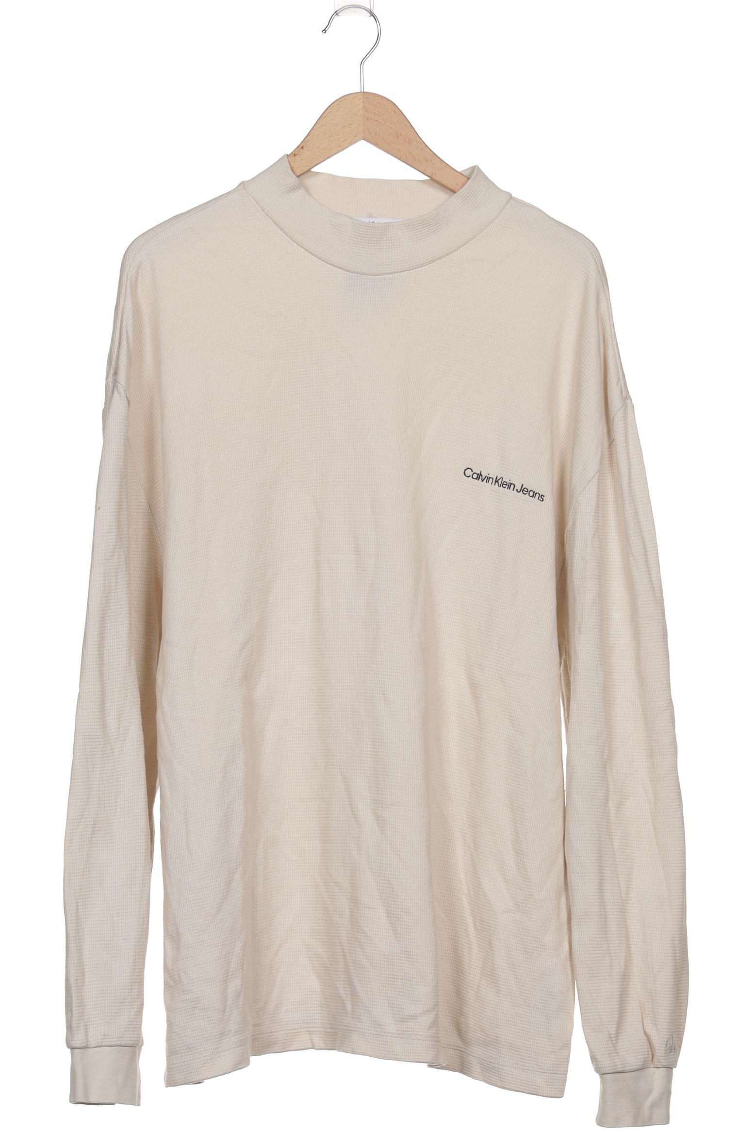 

Calvin Klein Jeans Herren Langarmshirt, beige, Gr. 52
