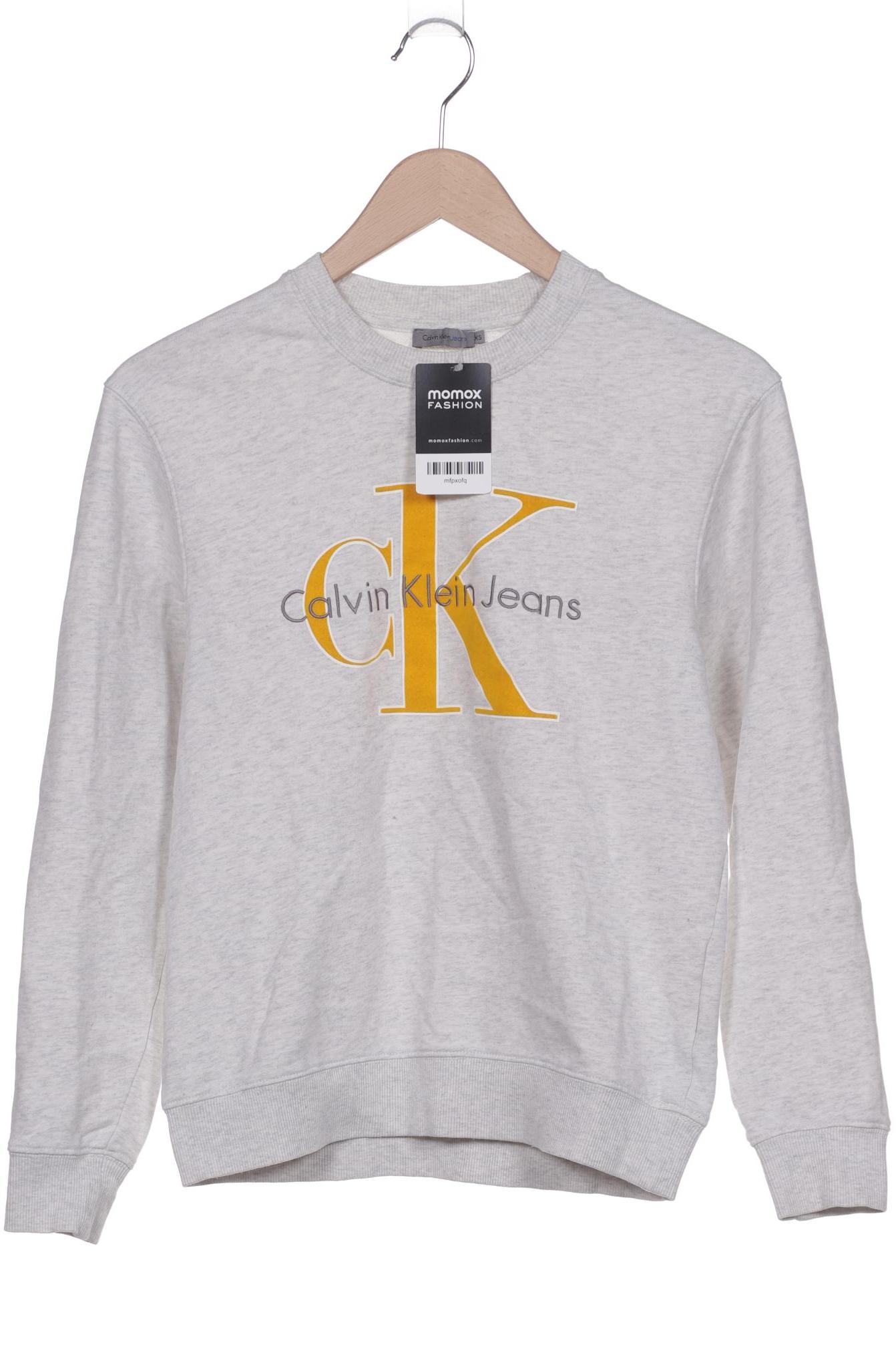 

Calvin Klein Jeans Damen Sweatshirt, grau, Gr. 34
