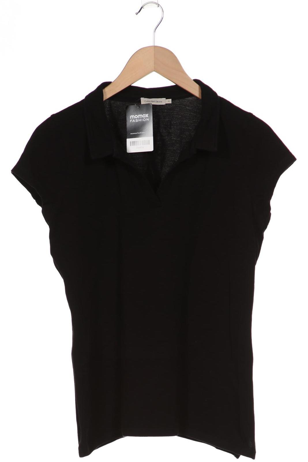 

Calvin Klein Jeans Damen Poloshirt, schwarz, Gr. 44