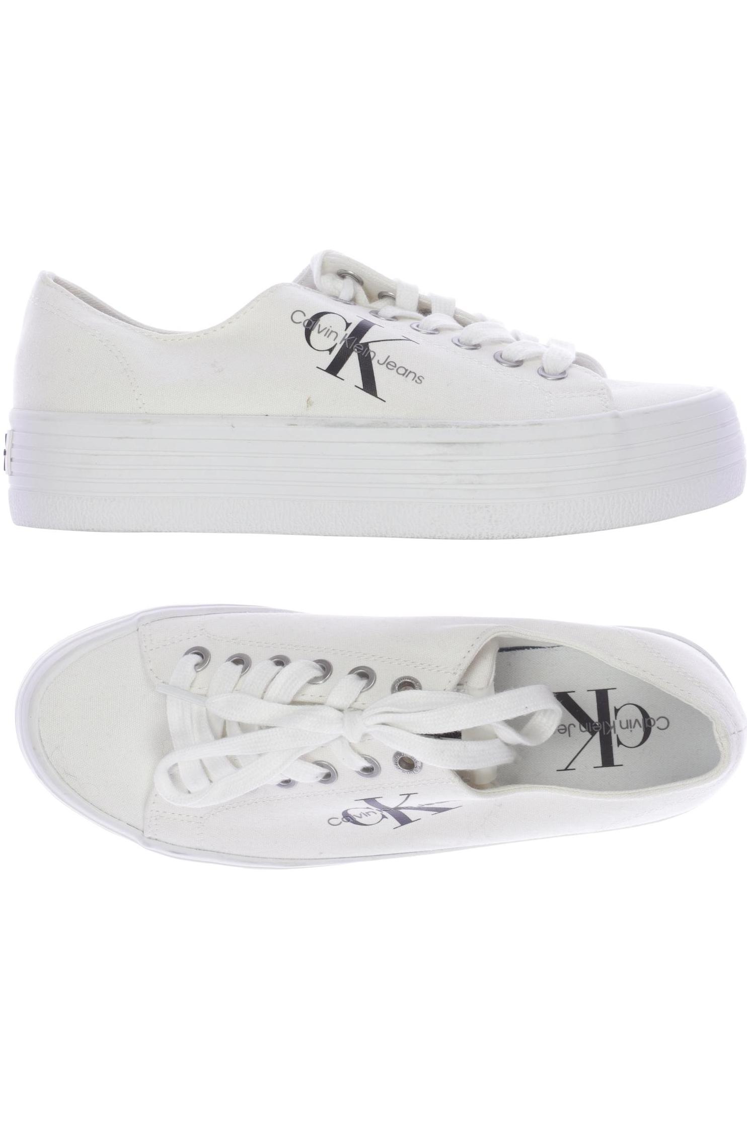 

Calvin Klein Jeans Damen Sneakers, cremeweiß, Gr. 37