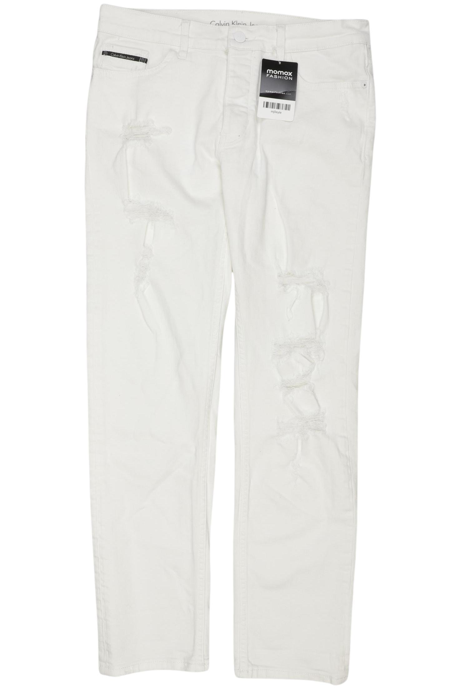 

Calvin Klein Jeans Damen Jeans, weiß, Gr. 26