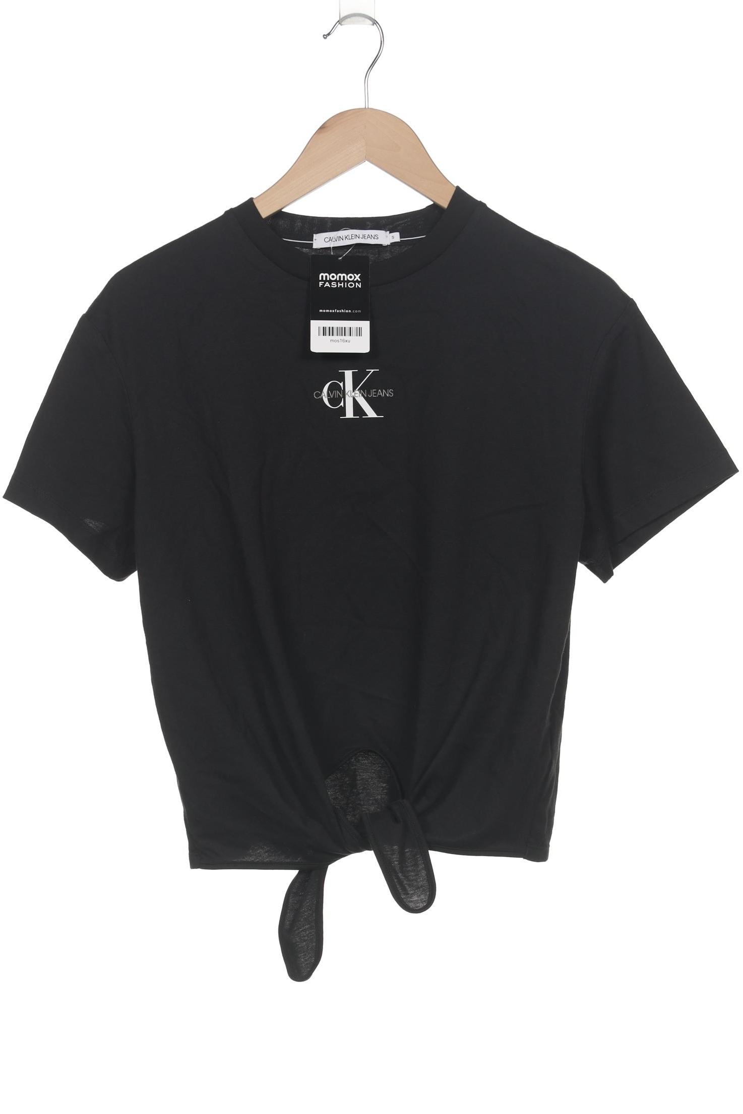

Calvin Klein Jeans Damen T-Shirt, schwarz, Gr. 36