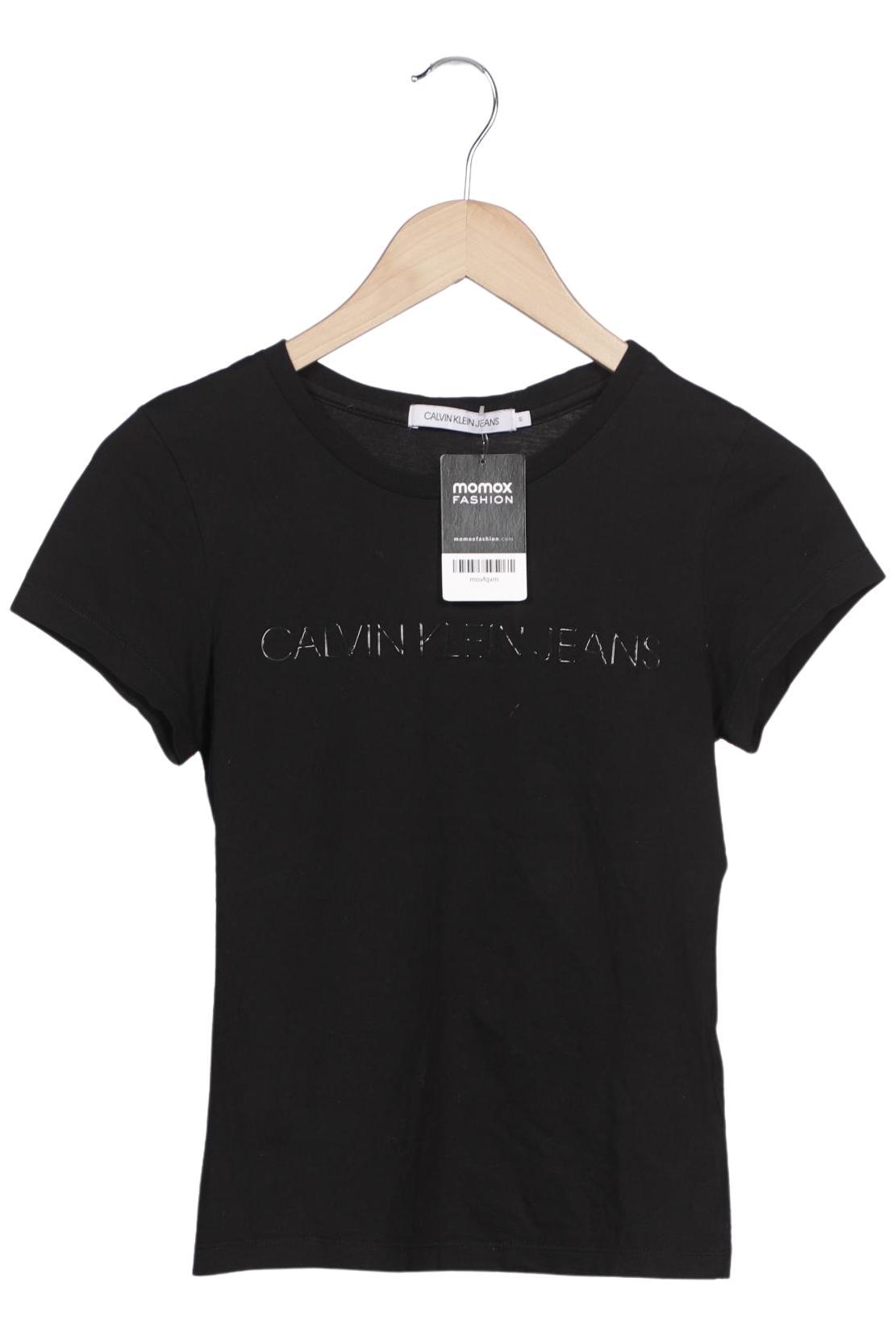

Calvin Klein Jeans Damen T-Shirt, schwarz, Gr. 36