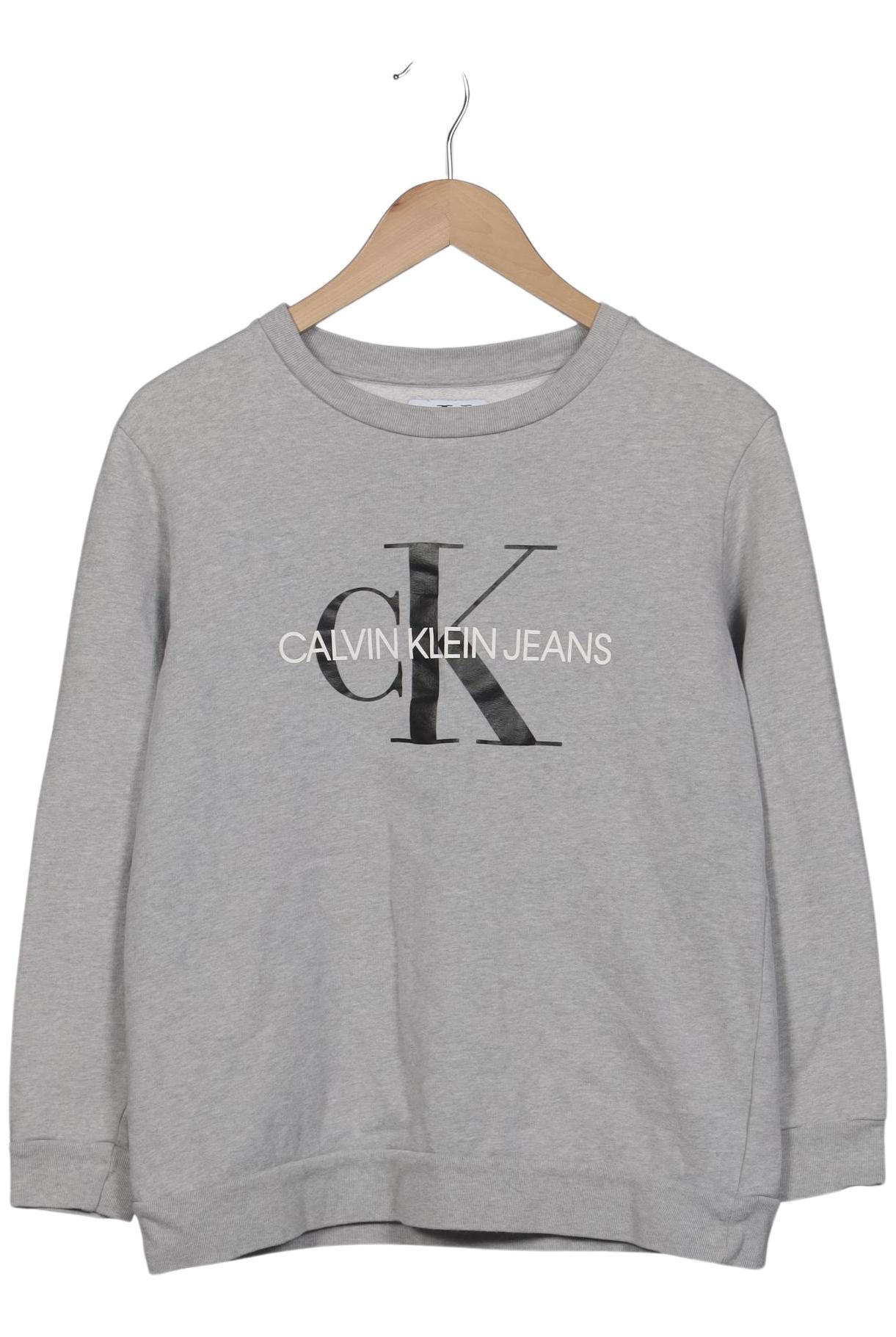 

Calvin Klein Jeans Damen Sweatshirt, grau, Gr. 36