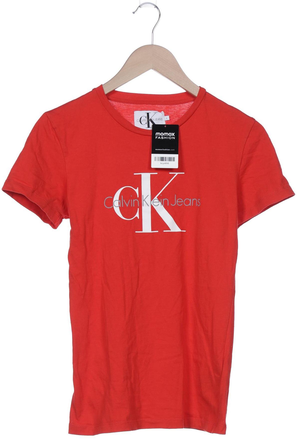 

Calvin Klein Jeans Damen T-Shirt, rot, Gr. 36