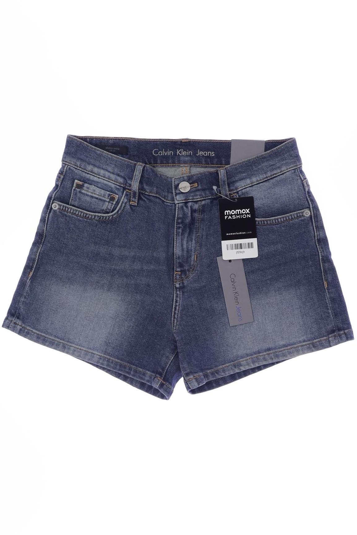 

Calvin Klein Jeans Damen Shorts, blau, Gr. 26