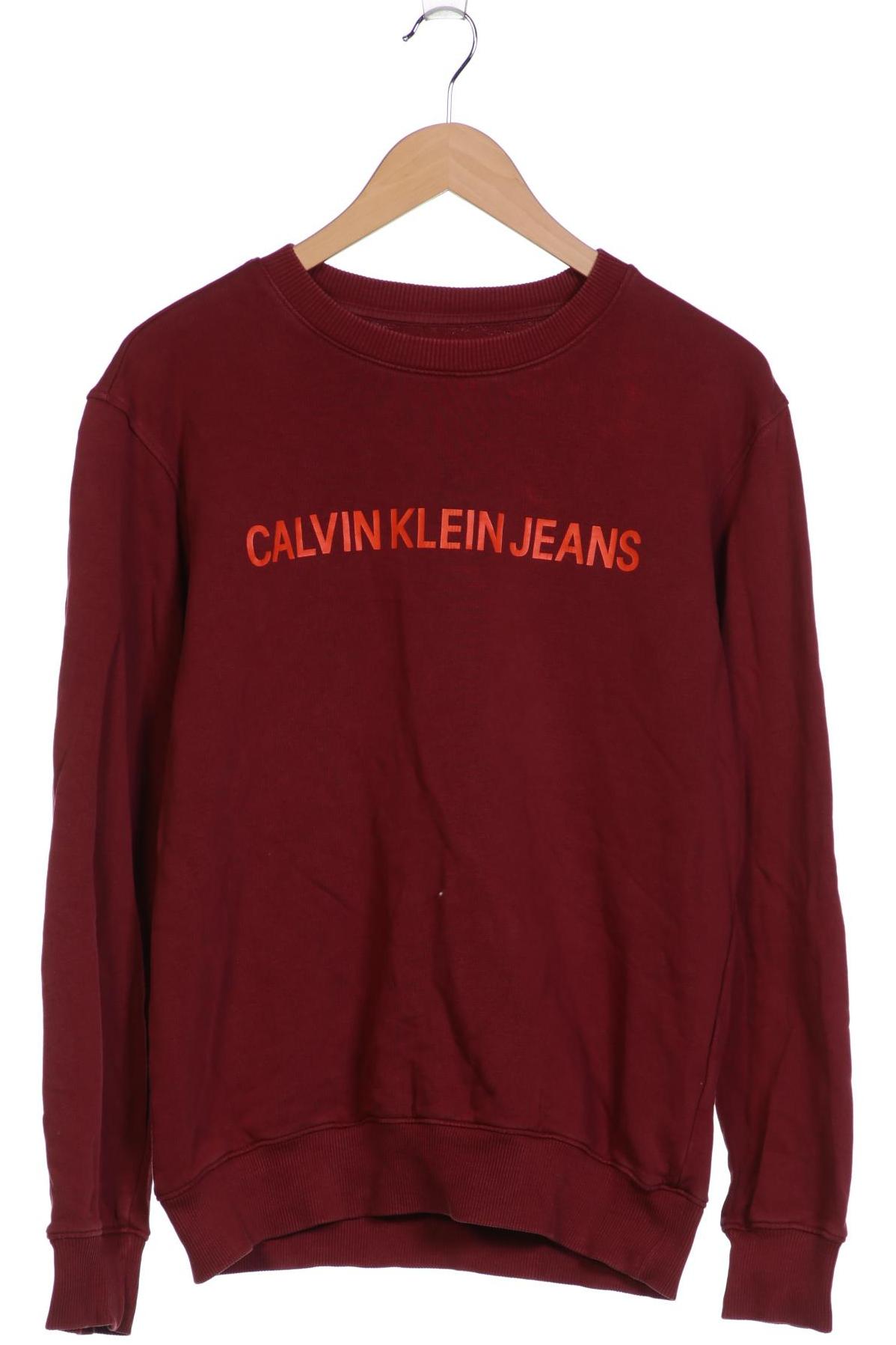 

Calvin Klein Jeans Herren Sweatshirt, bordeaux, Gr. 48