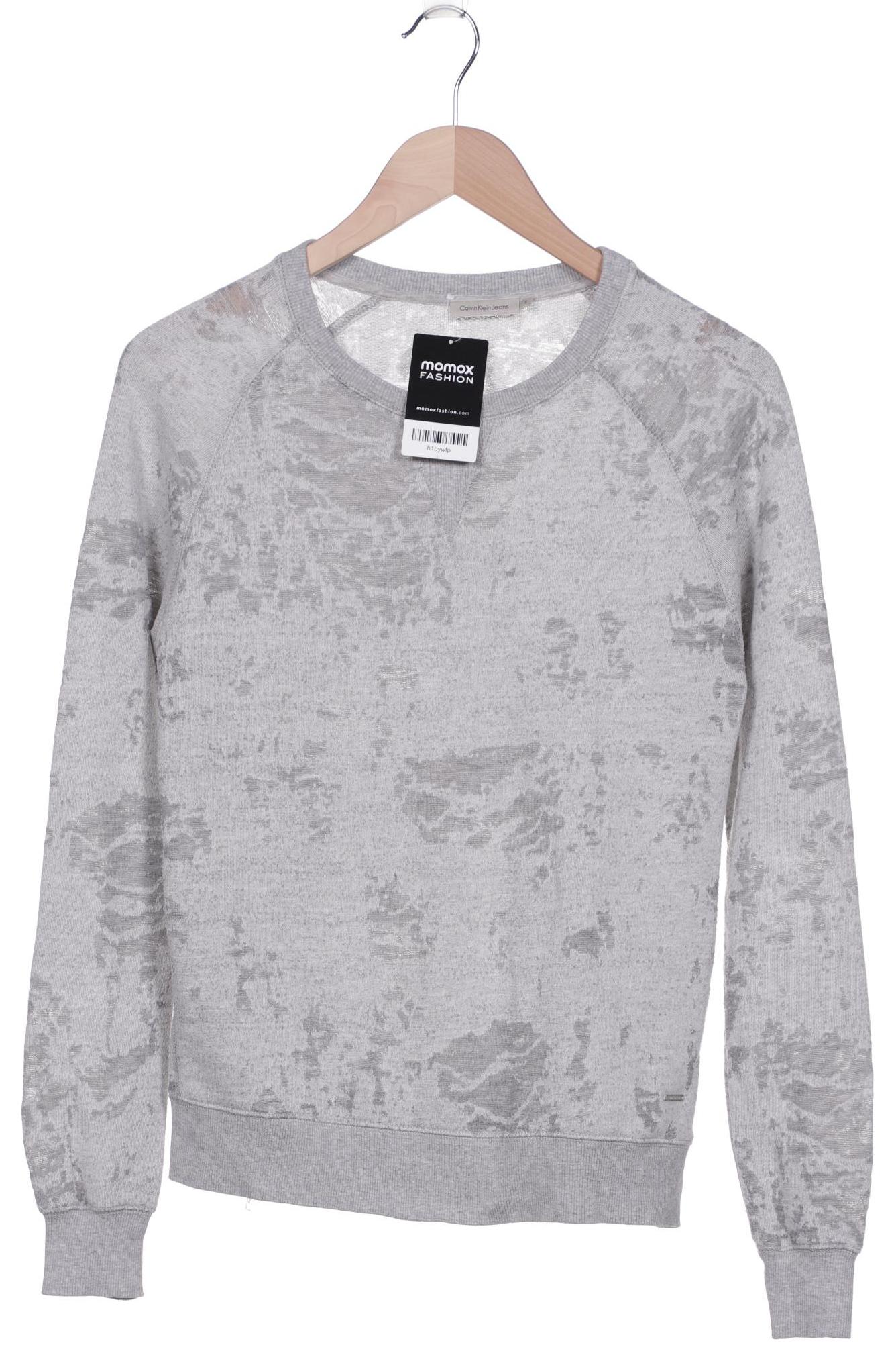 

Calvin Klein Jeans Damen Sweatshirt, grau, Gr. 36