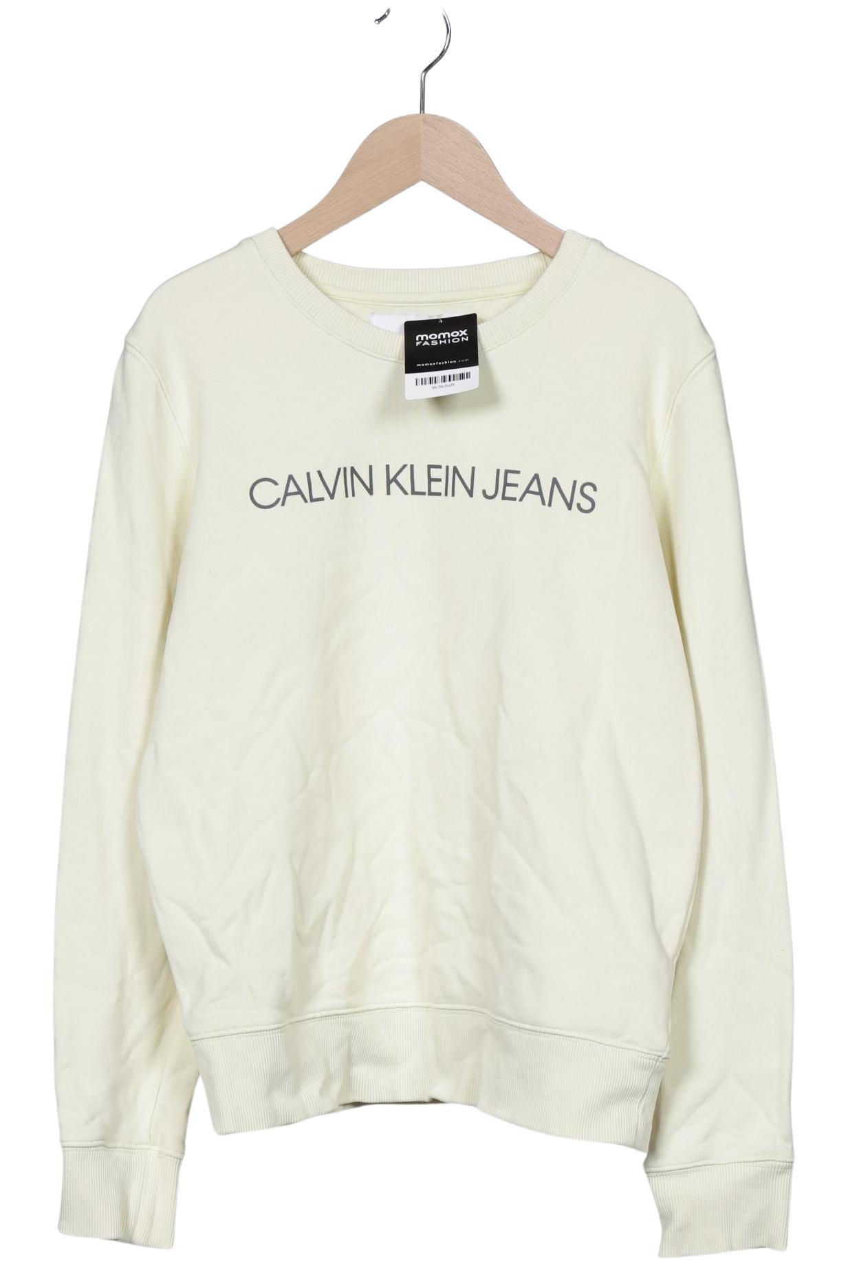 

Calvin Klein Jeans Damen Sweatshirt, cremeweiß, Gr. 38