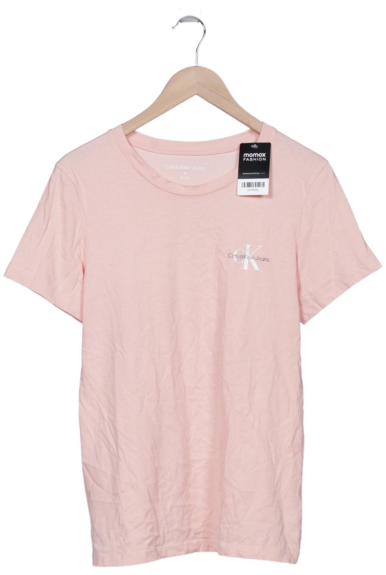 

Calvin Klein Jeans Damen T-Shirt, pink, Gr. 44