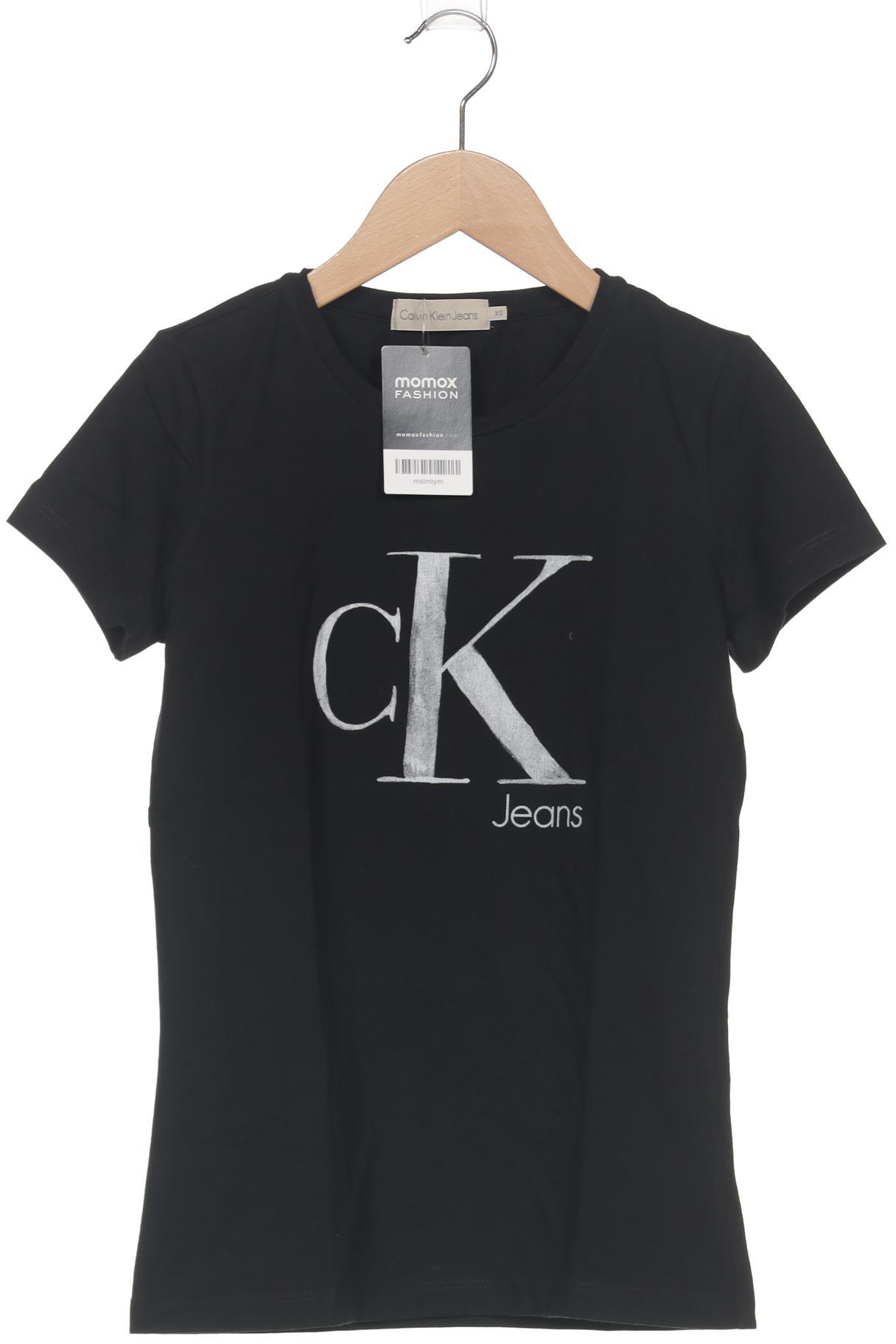 

Calvin Klein Jeans Damen T-Shirt, schwarz, Gr. 34