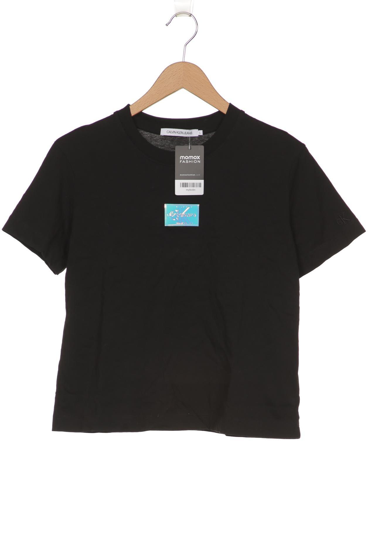 

Calvin Klein Jeans Damen T-Shirt, schwarz, Gr. 42