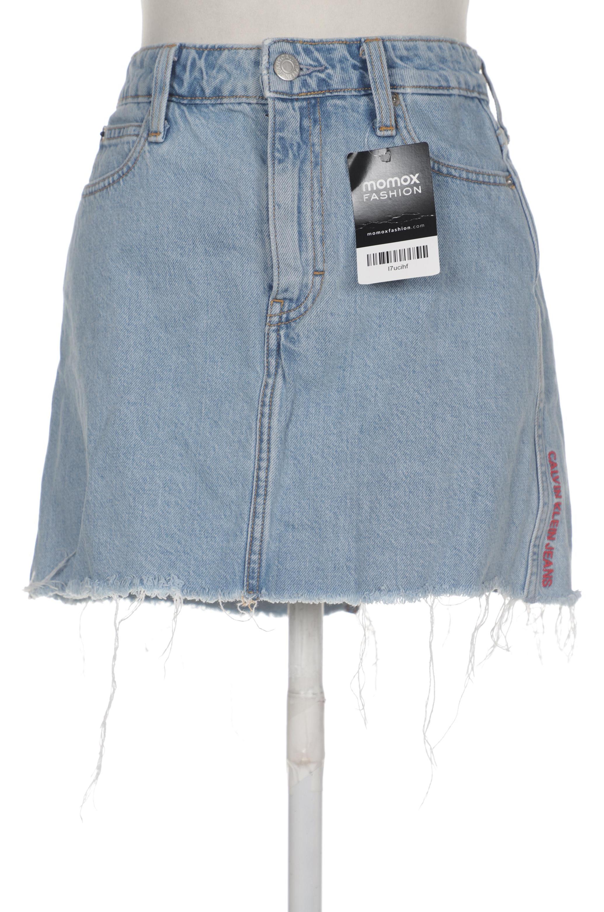 

Calvin Klein Jeans Damen Rock, blau, Gr. 26