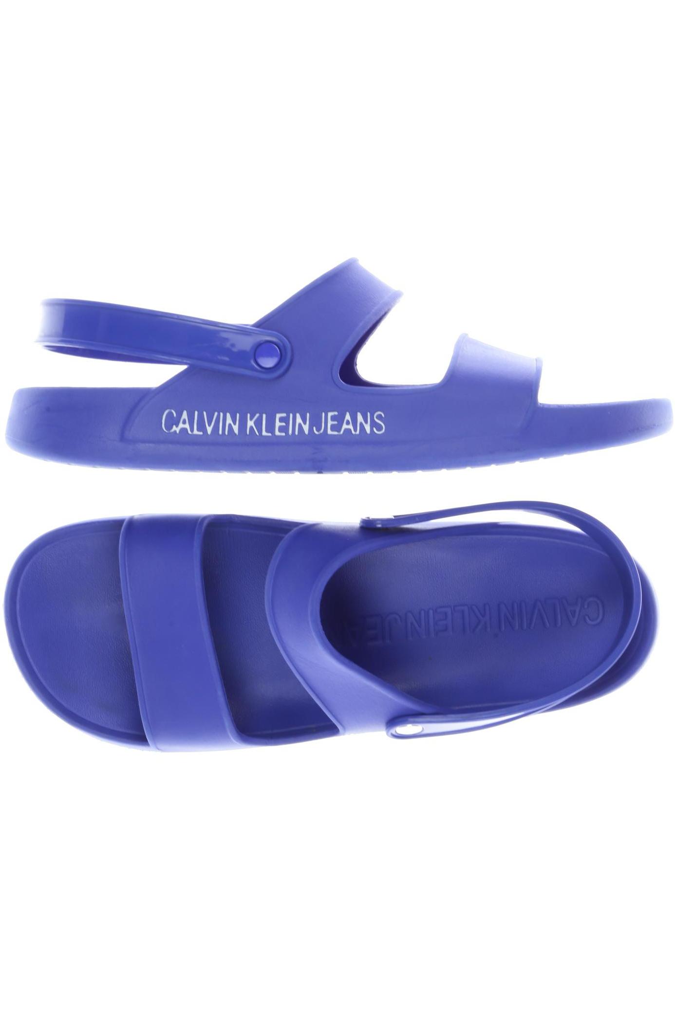 

Calvin Klein Jeans Damen Sandale, blau, Gr. 38