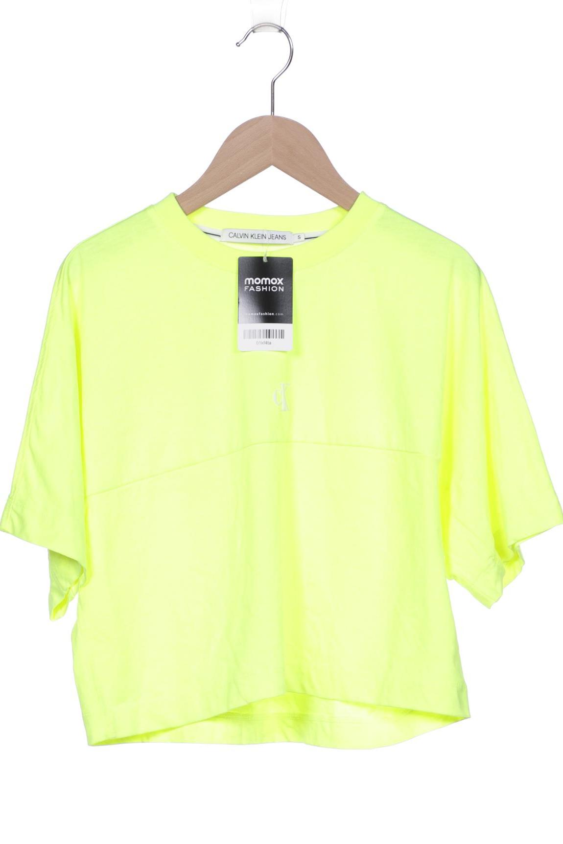 

Calvin Klein Jeans Damen T-Shirt, neon, Gr. 36