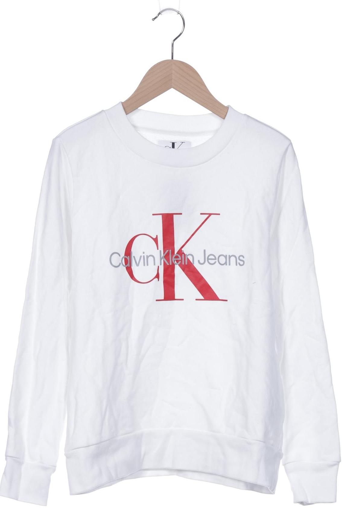 

Calvin Klein Jeans Damen Sweatshirt, weiß, Gr. 36