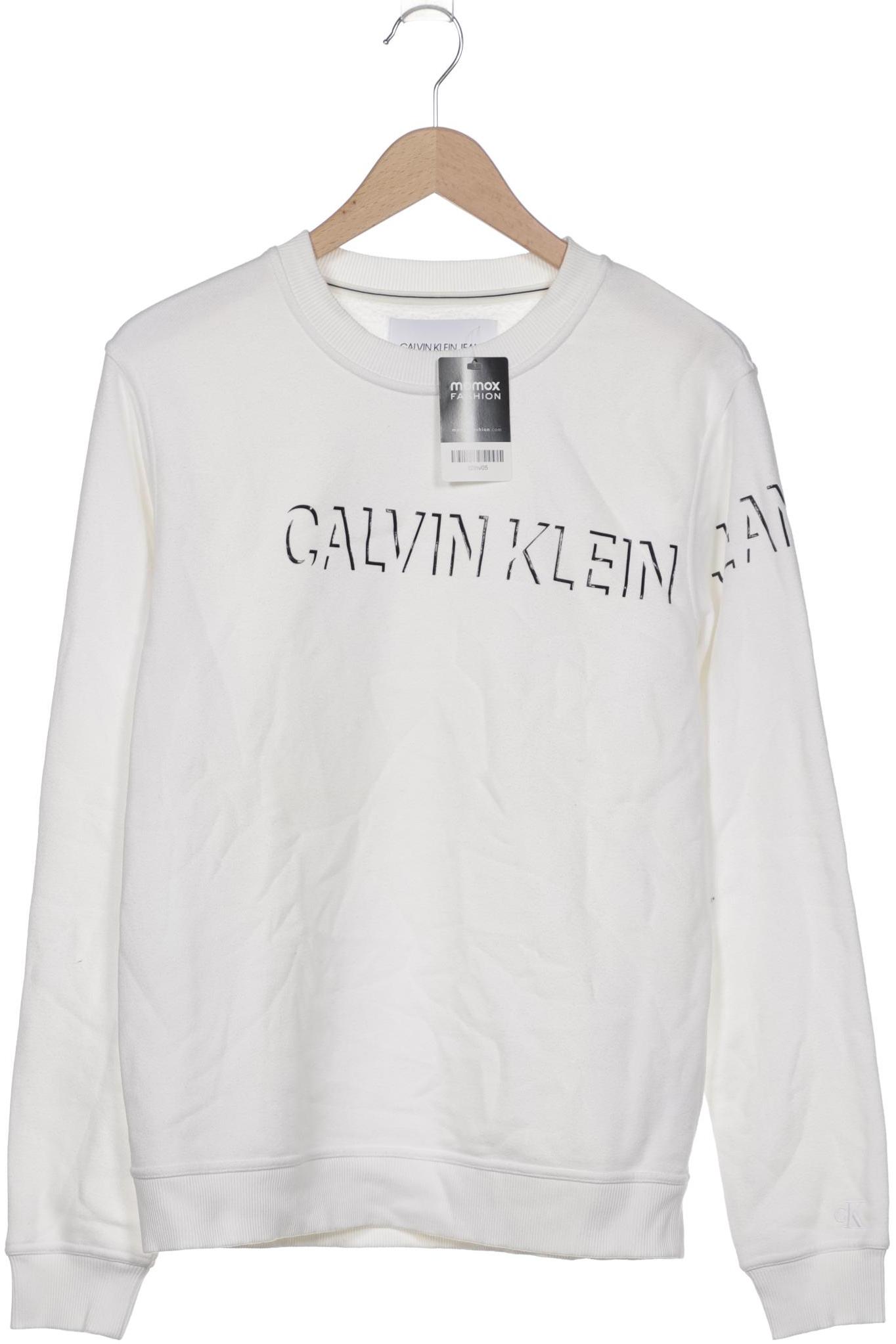 

Calvin Klein Jeans Herren Sweatshirt, weiß, Gr. 48