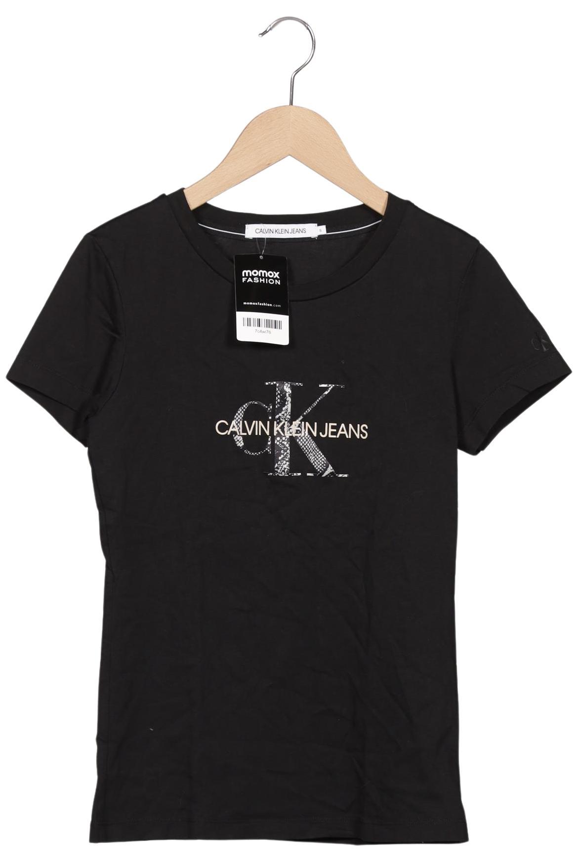 

Calvin Klein Jeans Damen T-Shirt, schwarz, Gr. 36