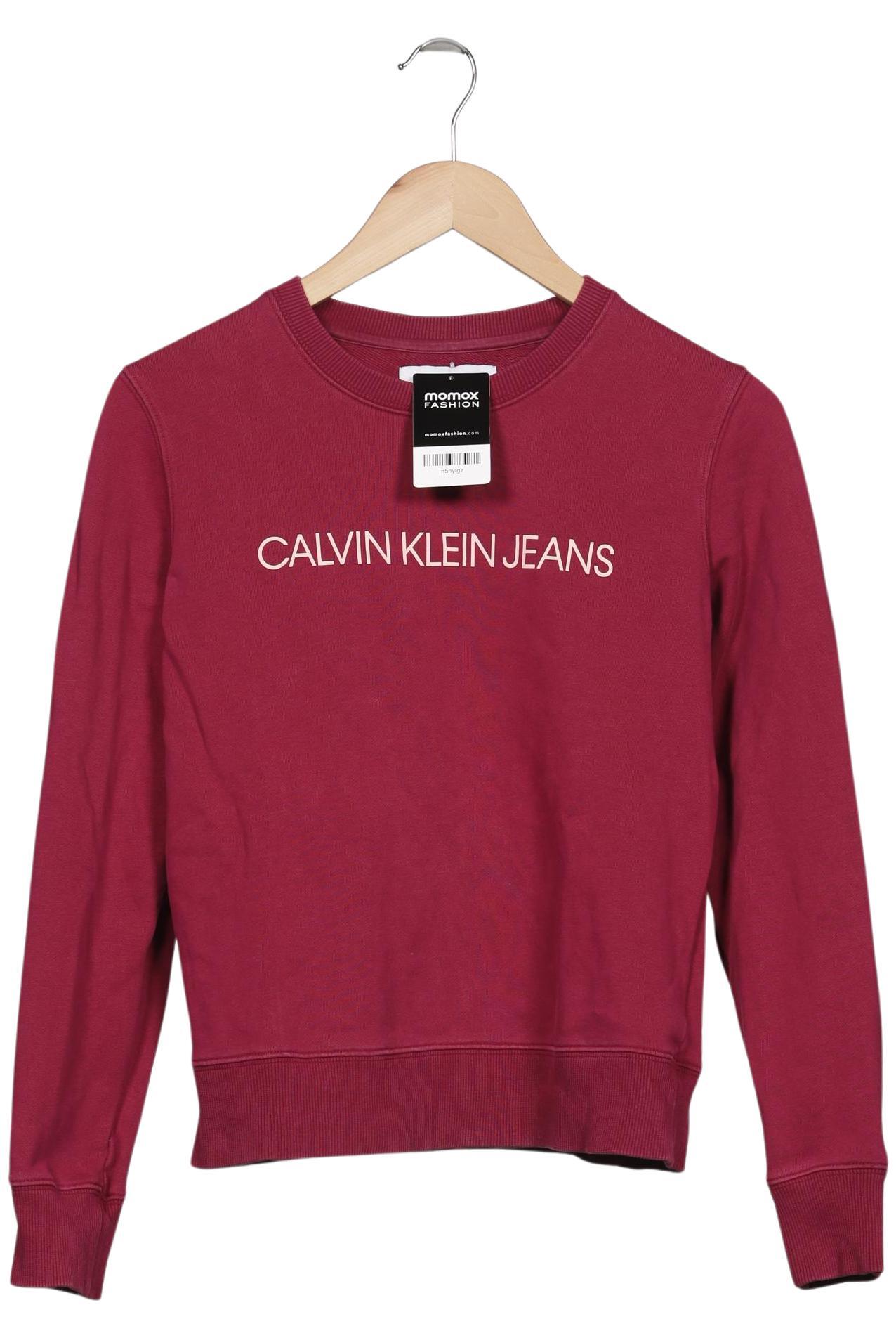 

Calvin Klein Jeans Damen Sweatshirt, bordeaux, Gr. 36