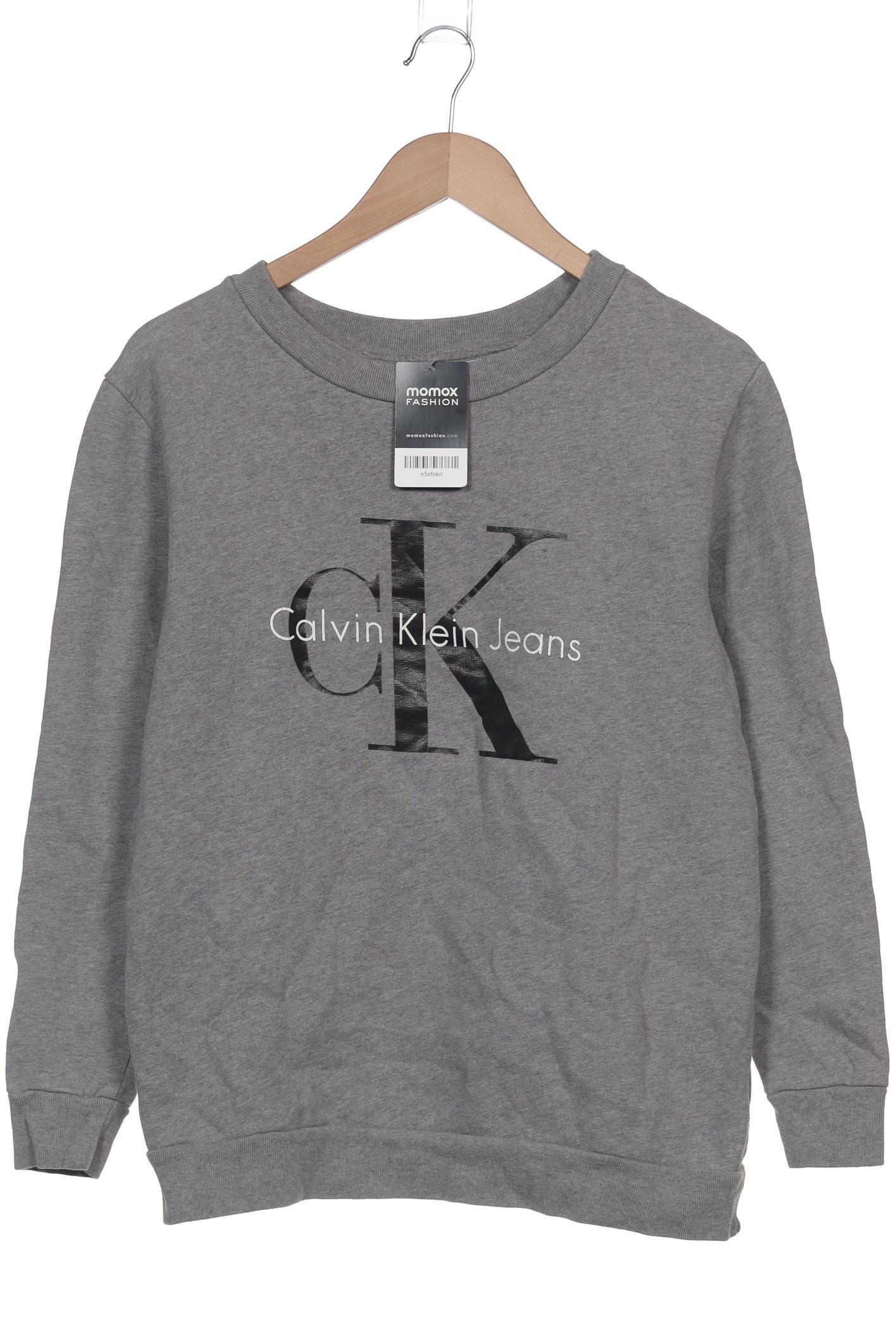 

Calvin Klein Jeans Damen Sweatshirt, grau, Gr. 34