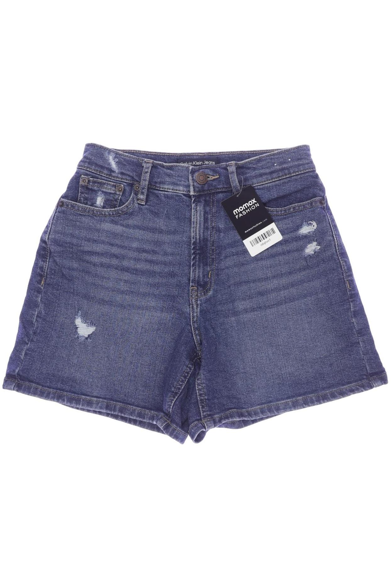 

Calvin Klein Jeans Damen Shorts, blau, Gr. 24