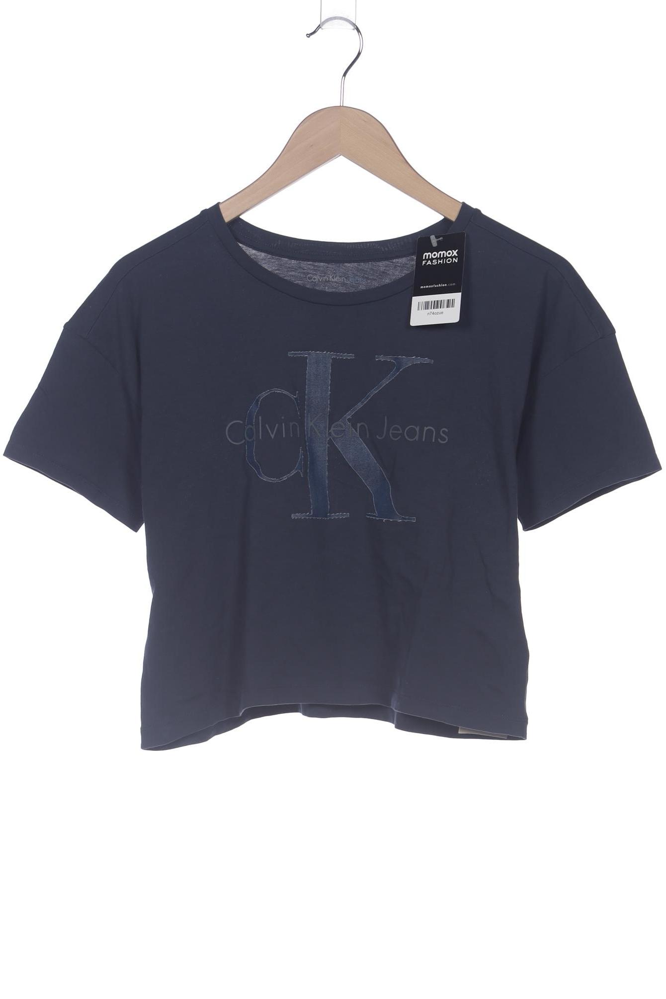 

Calvin Klein Jeans Damen T-Shirt, marineblau, Gr. 34