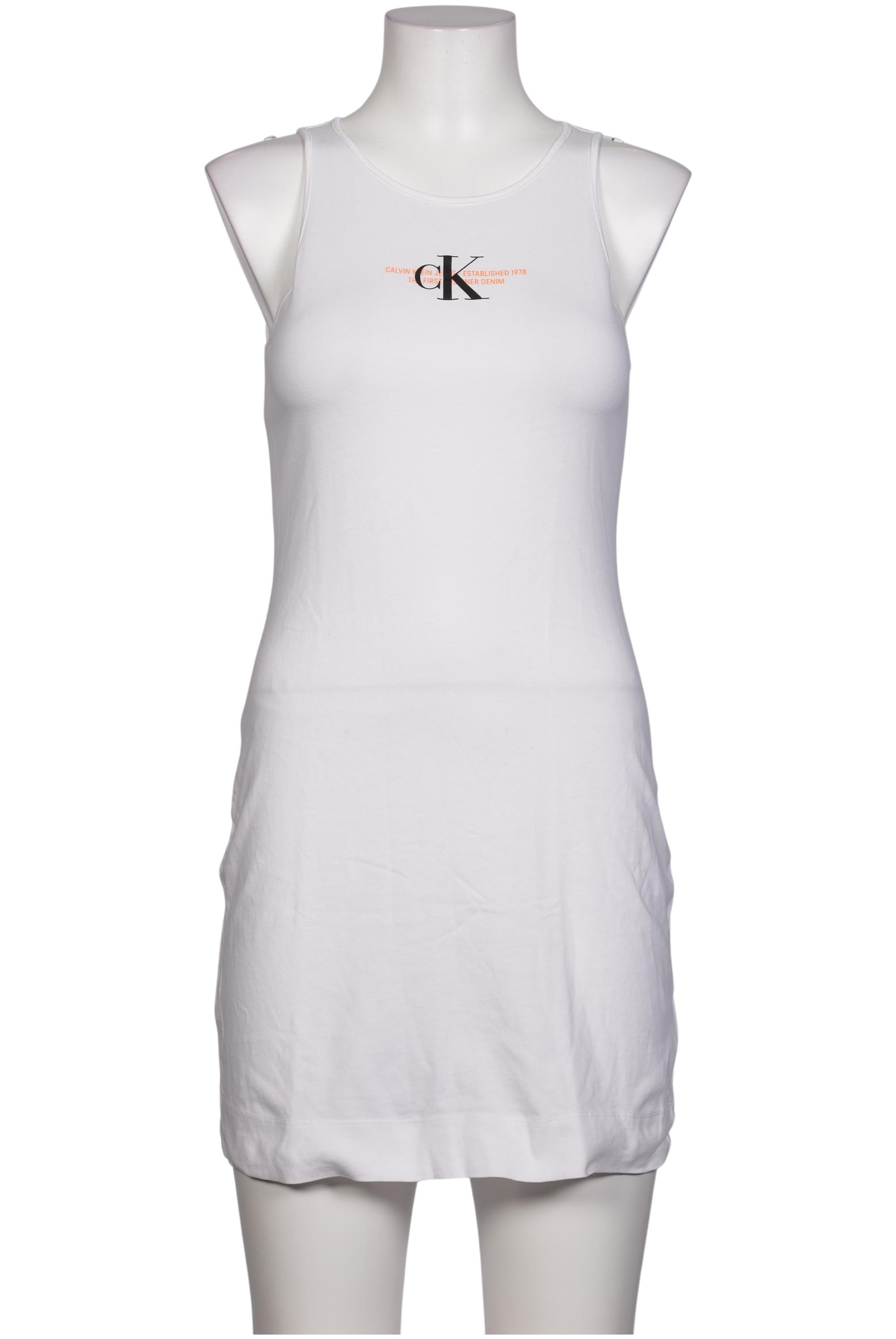 

Calvin Klein Jeans Damen Kleid, weiß, Gr. 38