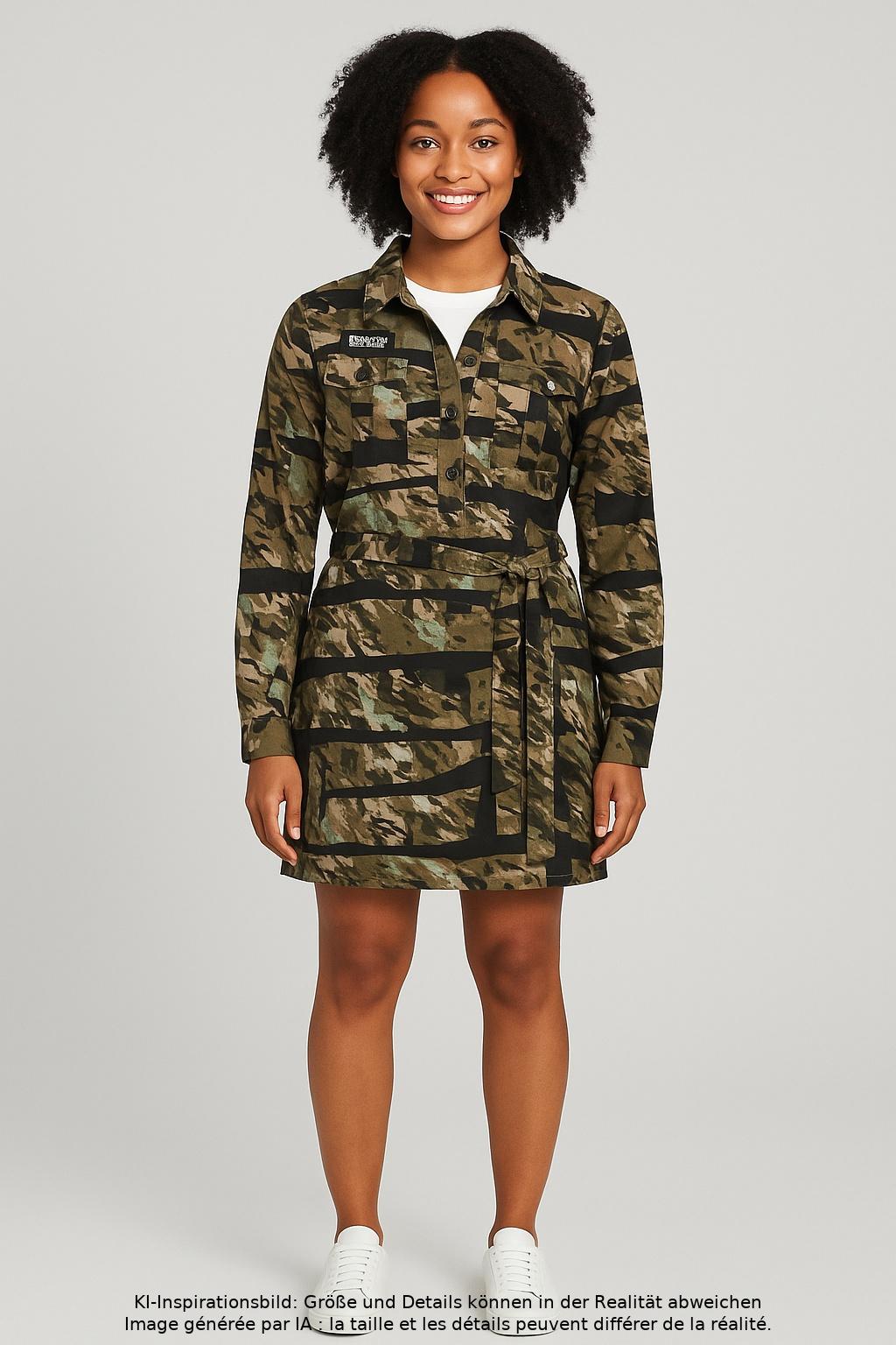 

Calvin Klein Jeans Damen Kleid, mehrfarbig, Gr. 36