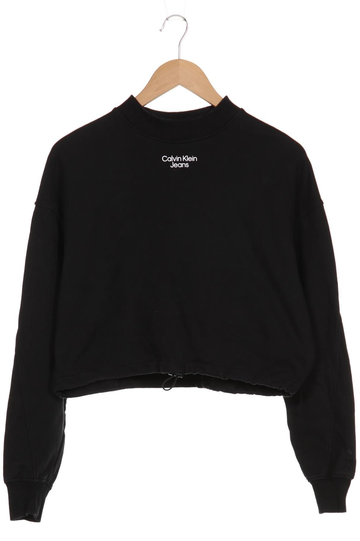 

Calvin Klein Jeans Damen Sweatshirt, schwarz, Gr. 36