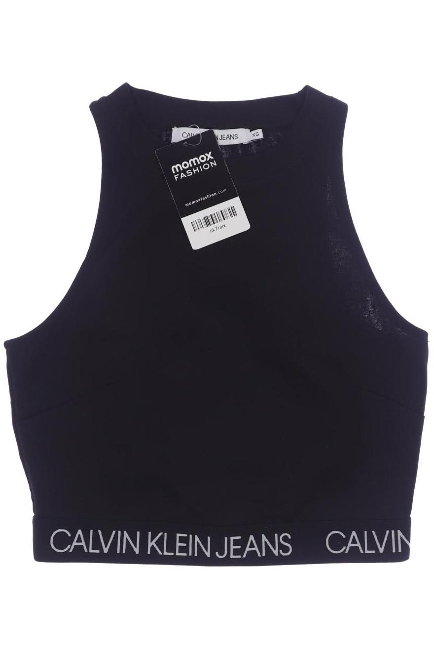 

Calvin Klein Jeans Damen Top, schwarz, Gr. 34