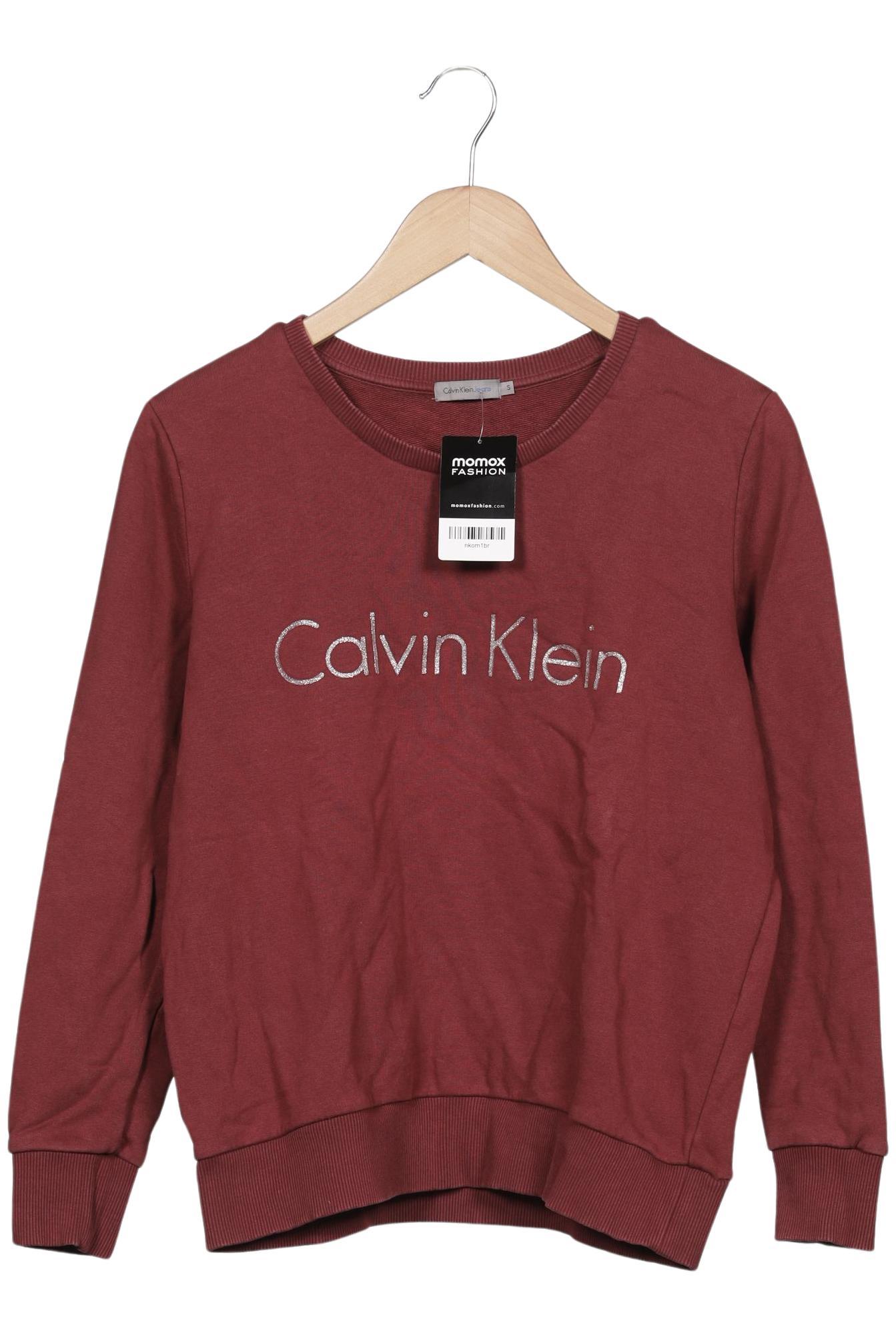 

Calvin Klein Jeans Damen Sweatshirt, bordeaux, Gr. 36