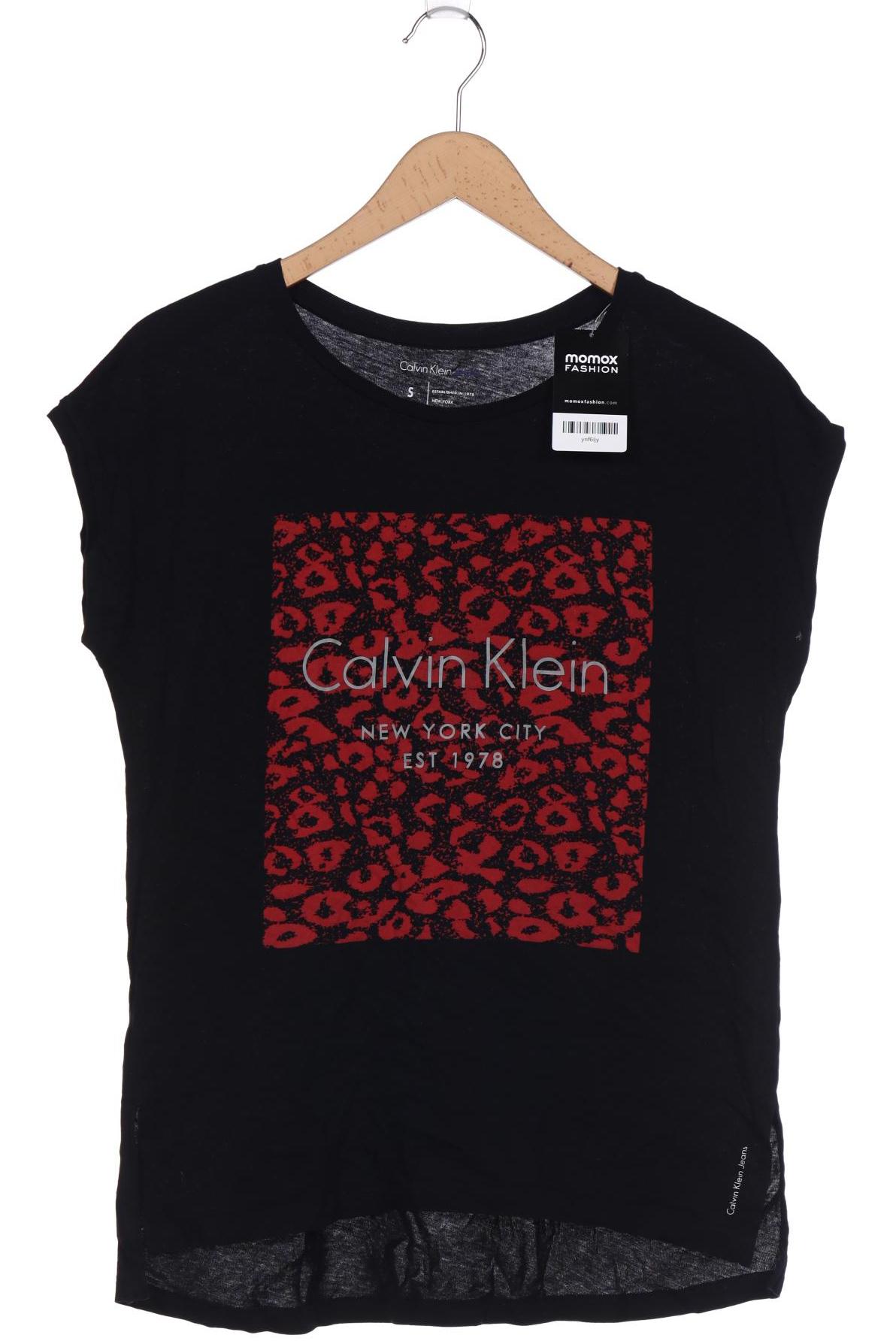 

Calvin Klein Jeans Damen T-Shirt, schwarz