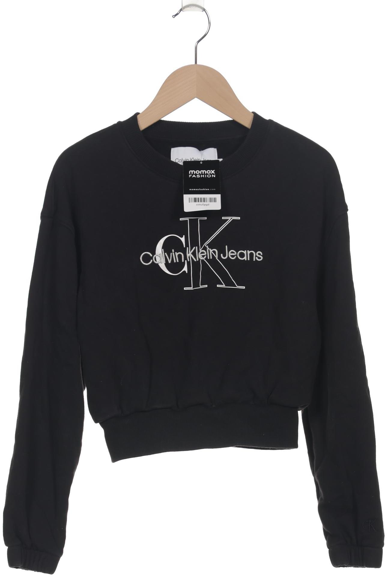 

Calvin Klein Jeans Damen Sweatshirt, schwarz, Gr. 34