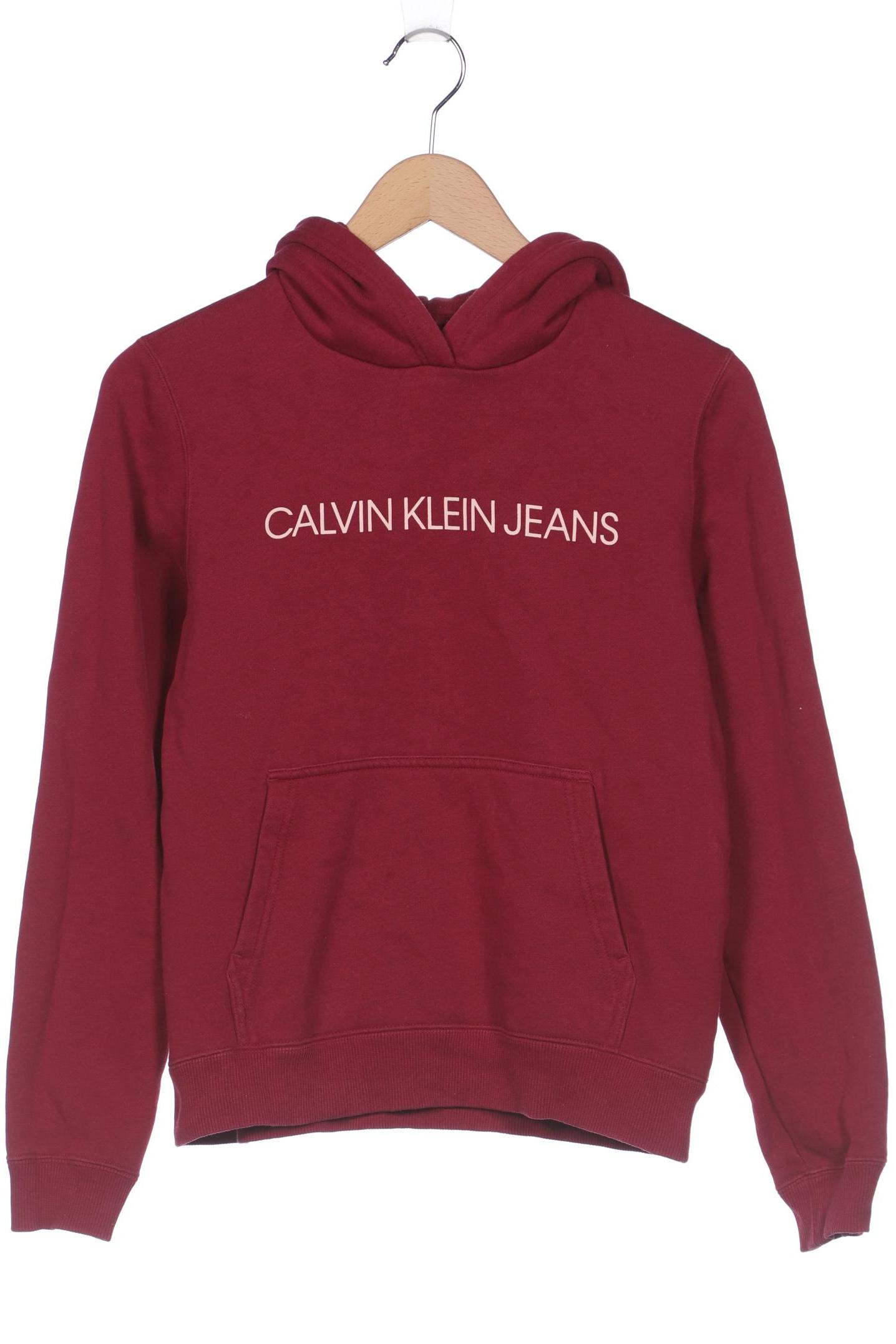 

Calvin Klein Jeans Damen Kapuzenpullover, bordeaux