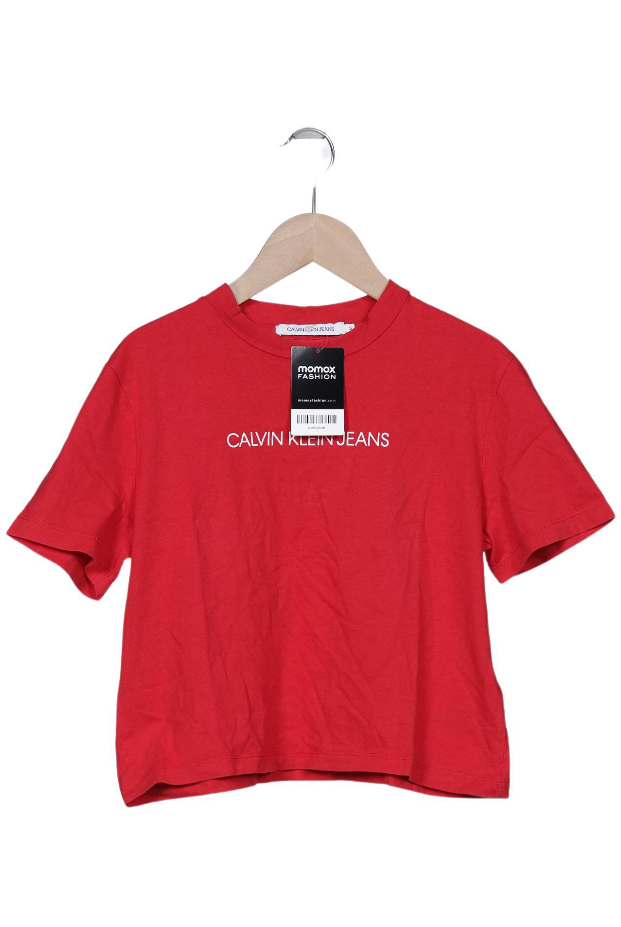 

Calvin Klein Jeans Damen T-Shirt, rot, Gr. 36
