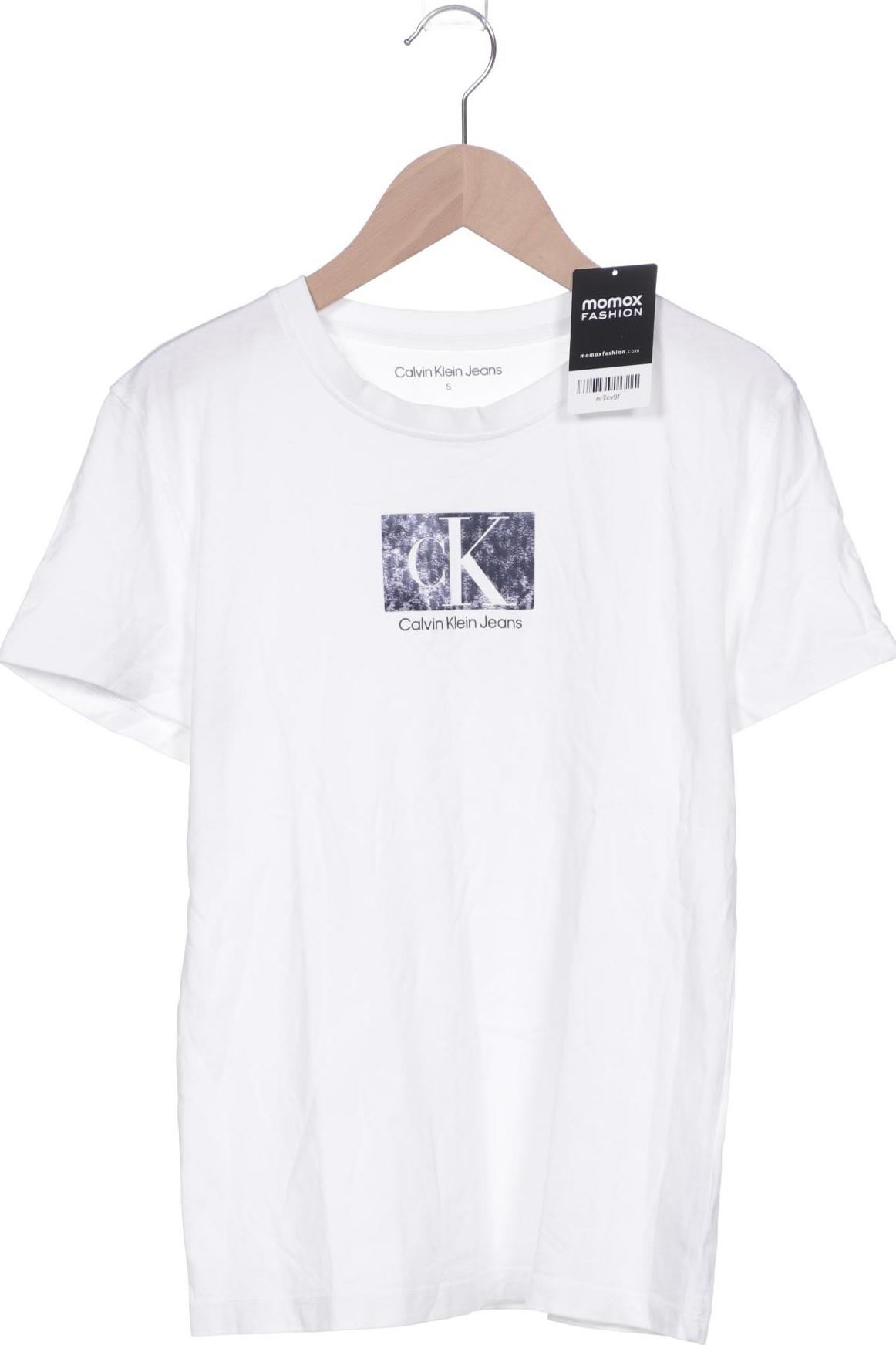 

Calvin Klein Jeans Damen T-Shirt, weiß, Gr. 36