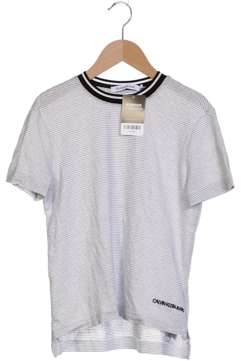 

Calvin Klein Jeans Damen T-Shirt, grau, Gr. 36