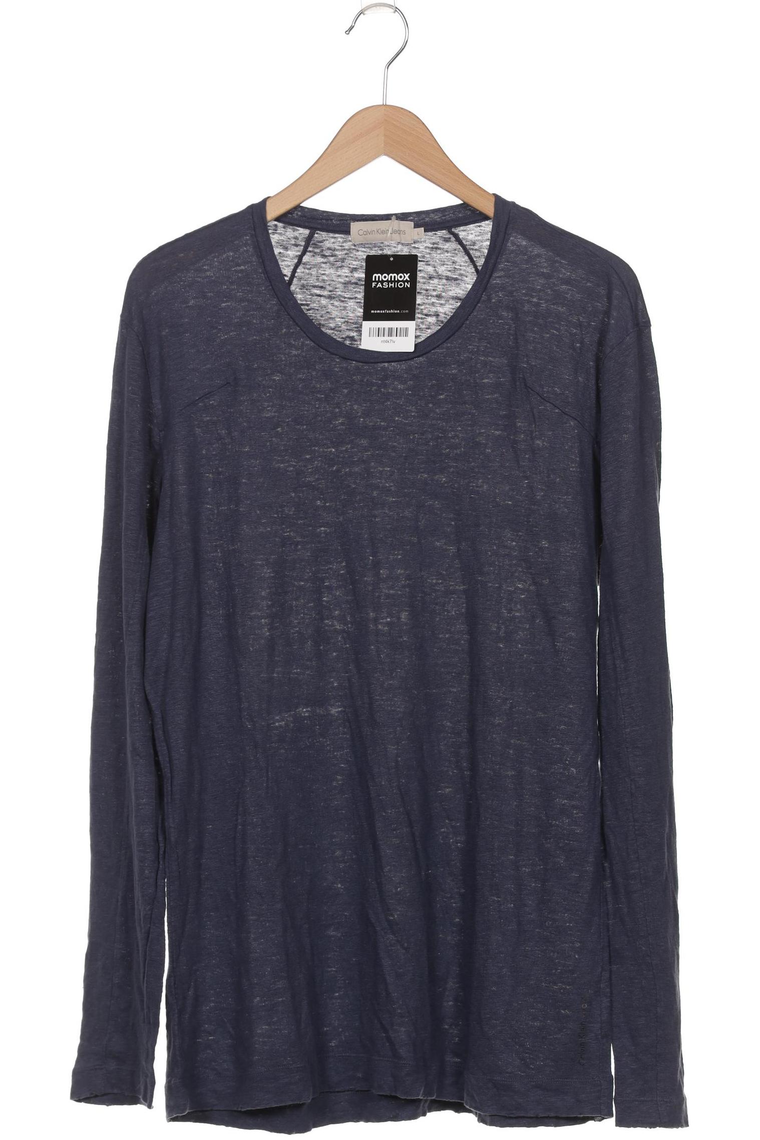 

Calvin Klein Jeans Herren Langarmshirt, marineblau, Gr. 52