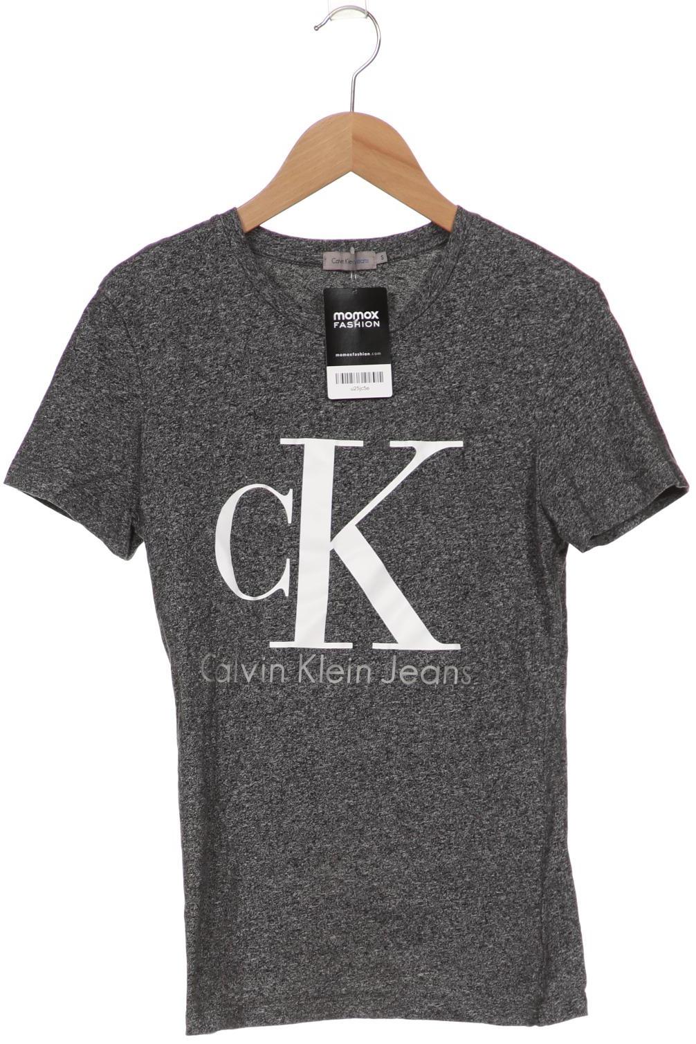 

Calvin Klein Jeans Damen T-Shirt, grau, Gr. 36